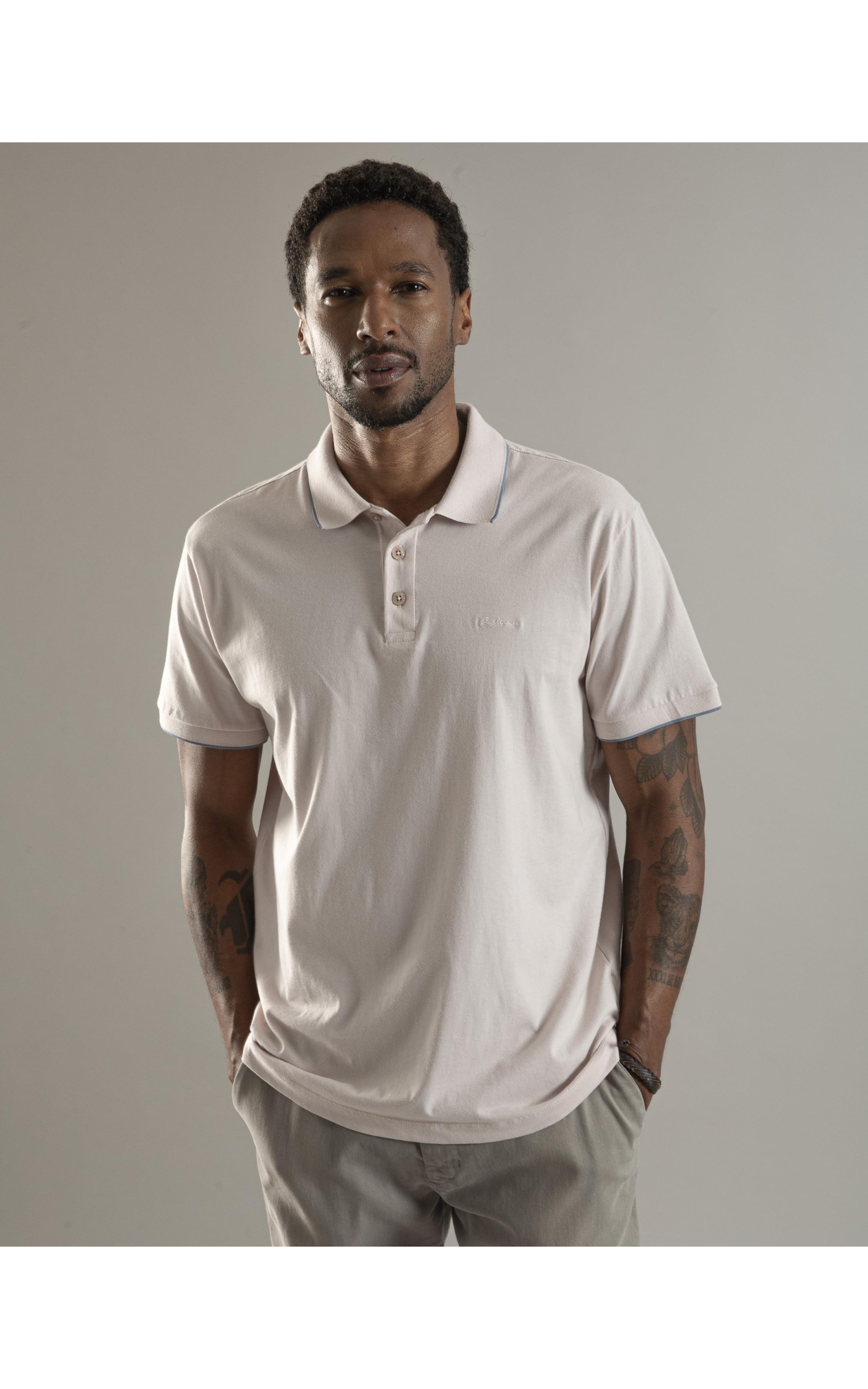 Polo Mm Friso Simple Mc Rosa