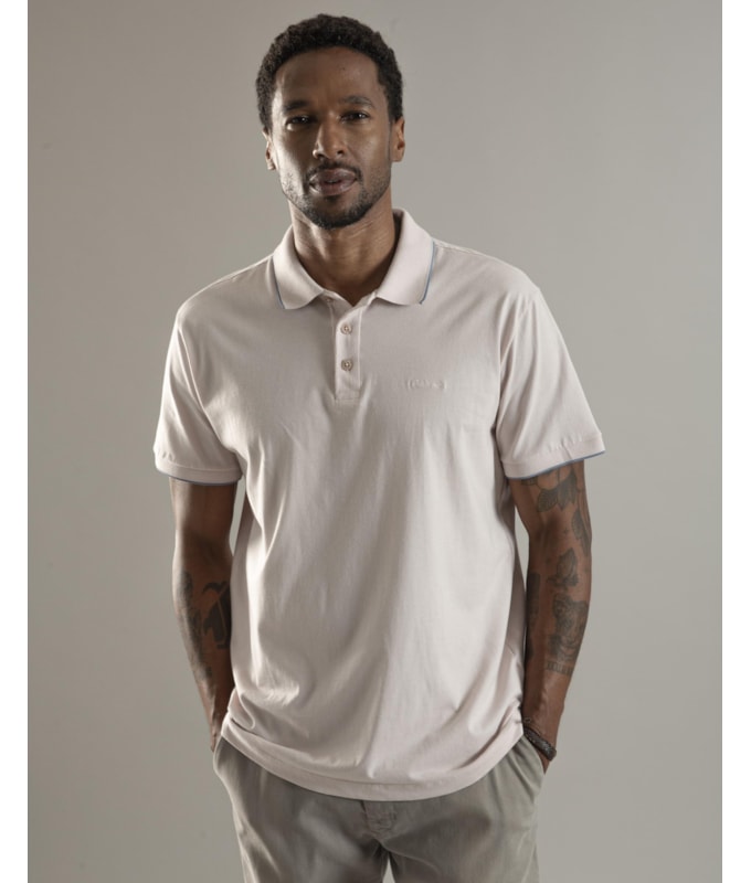 Polo Mm Friso Simple Mc Rosa