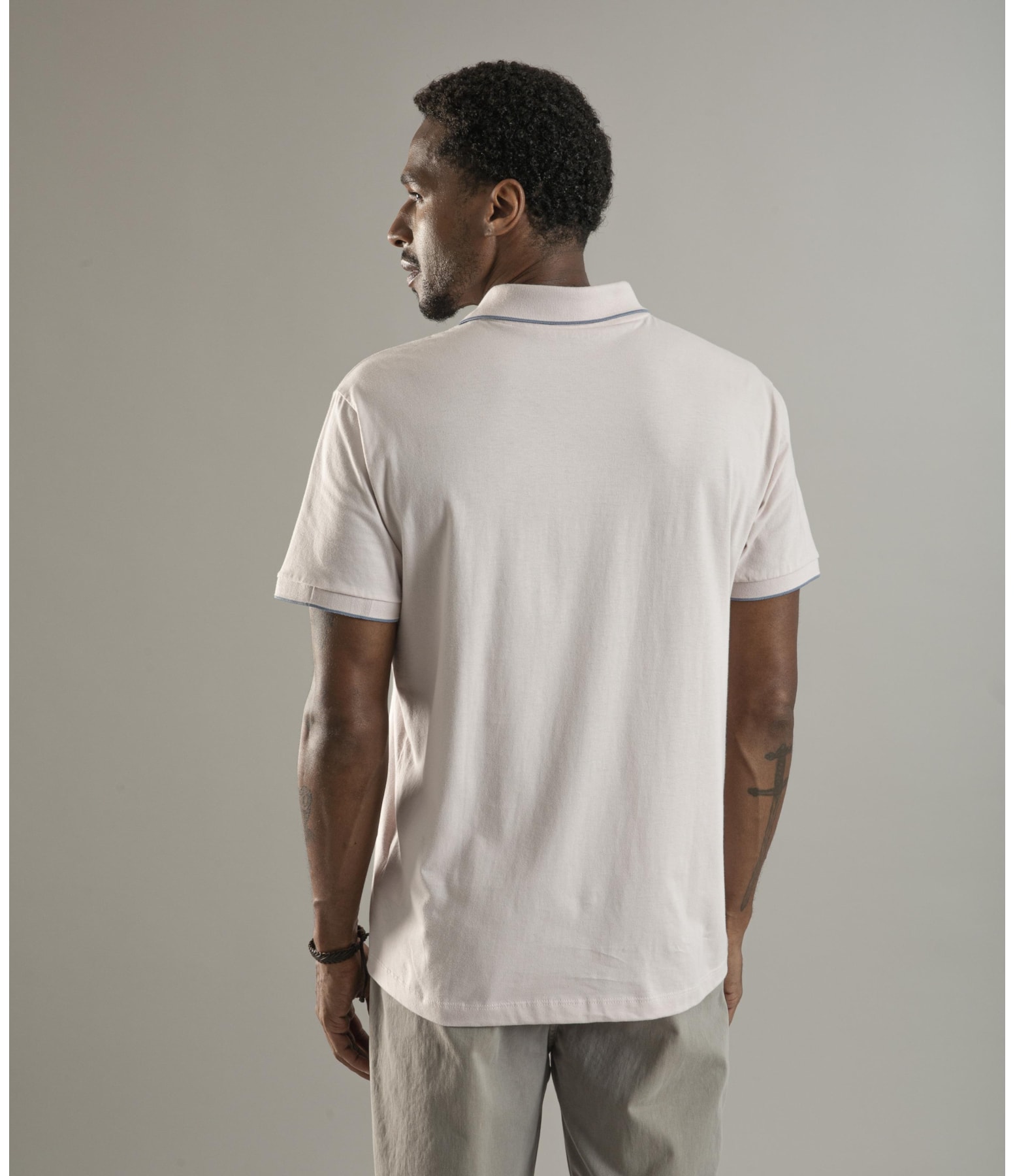 Polo Mm Friso Simple Mc Rosa