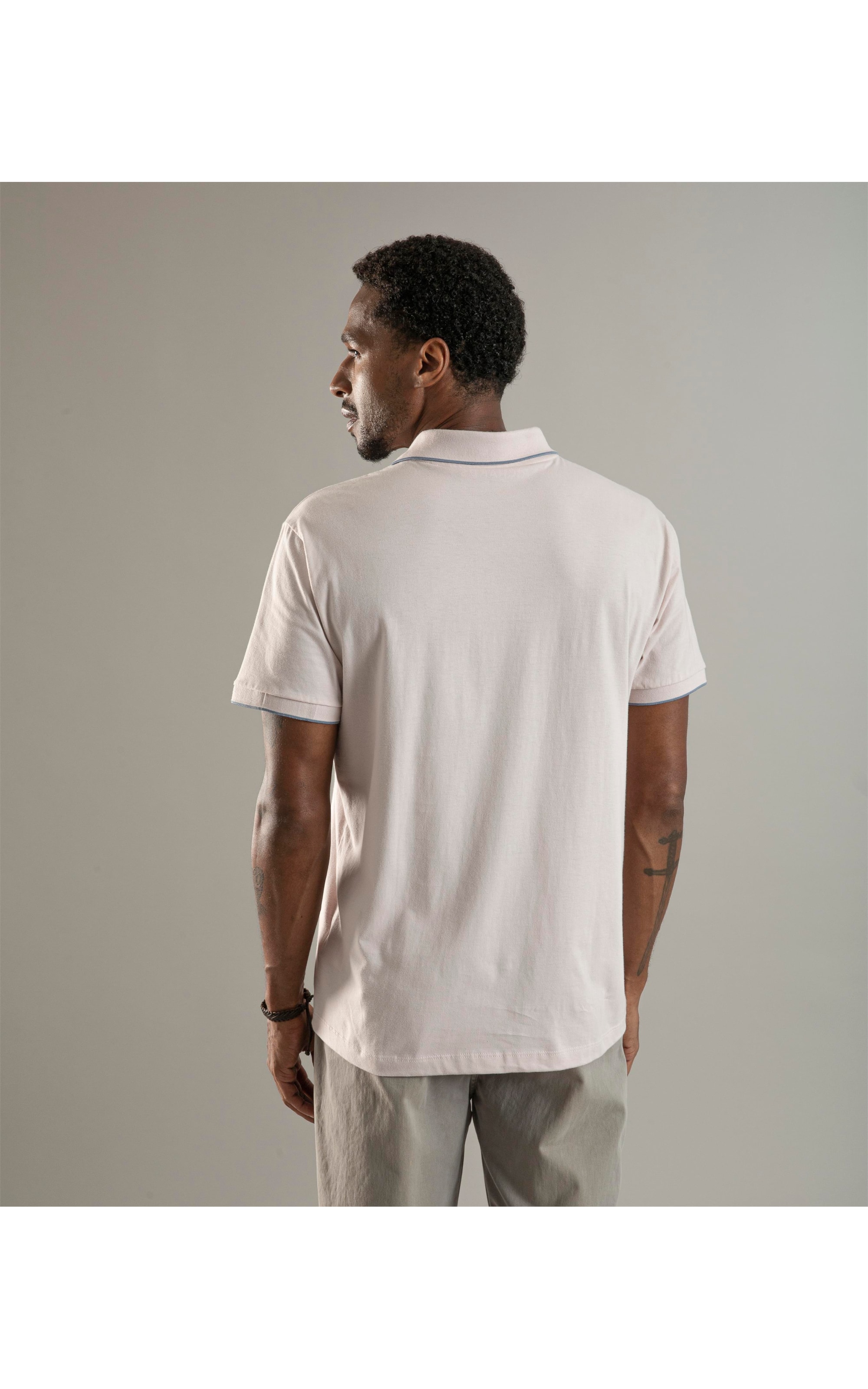 Polo Mm Friso Simple Mc Rosa