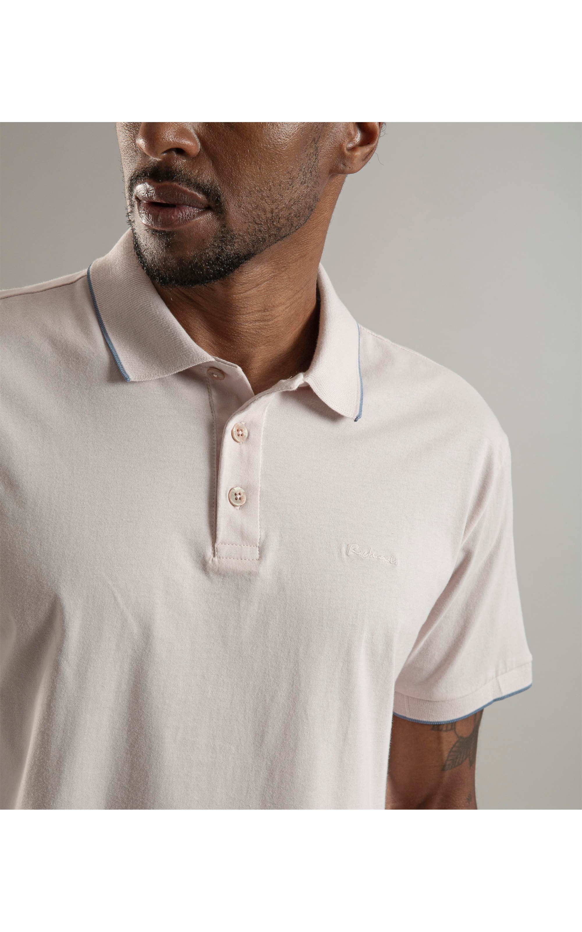 Polo Mm Friso Simple Mc Rosa