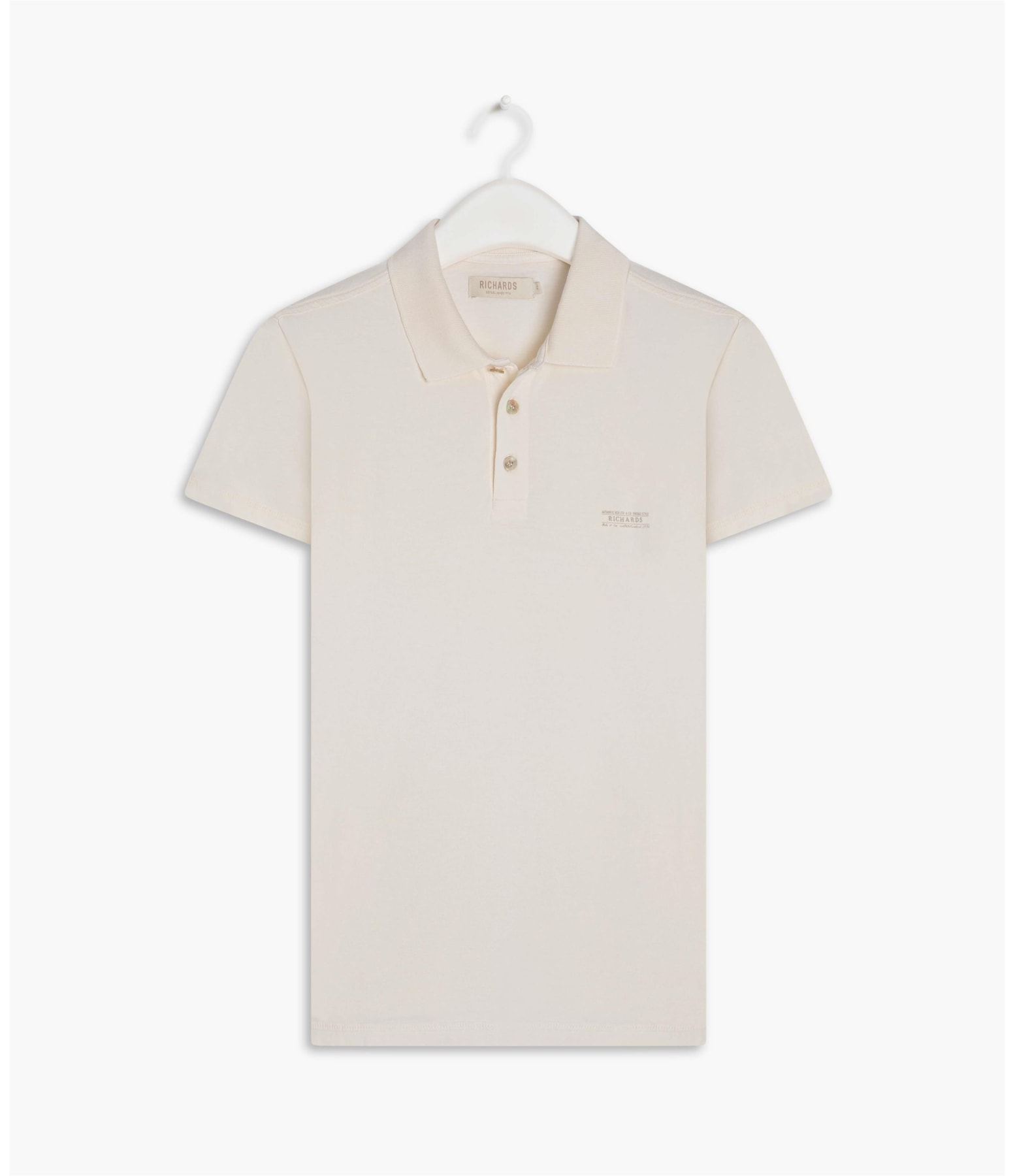Polo Mm Gd Authentic Peito Off White