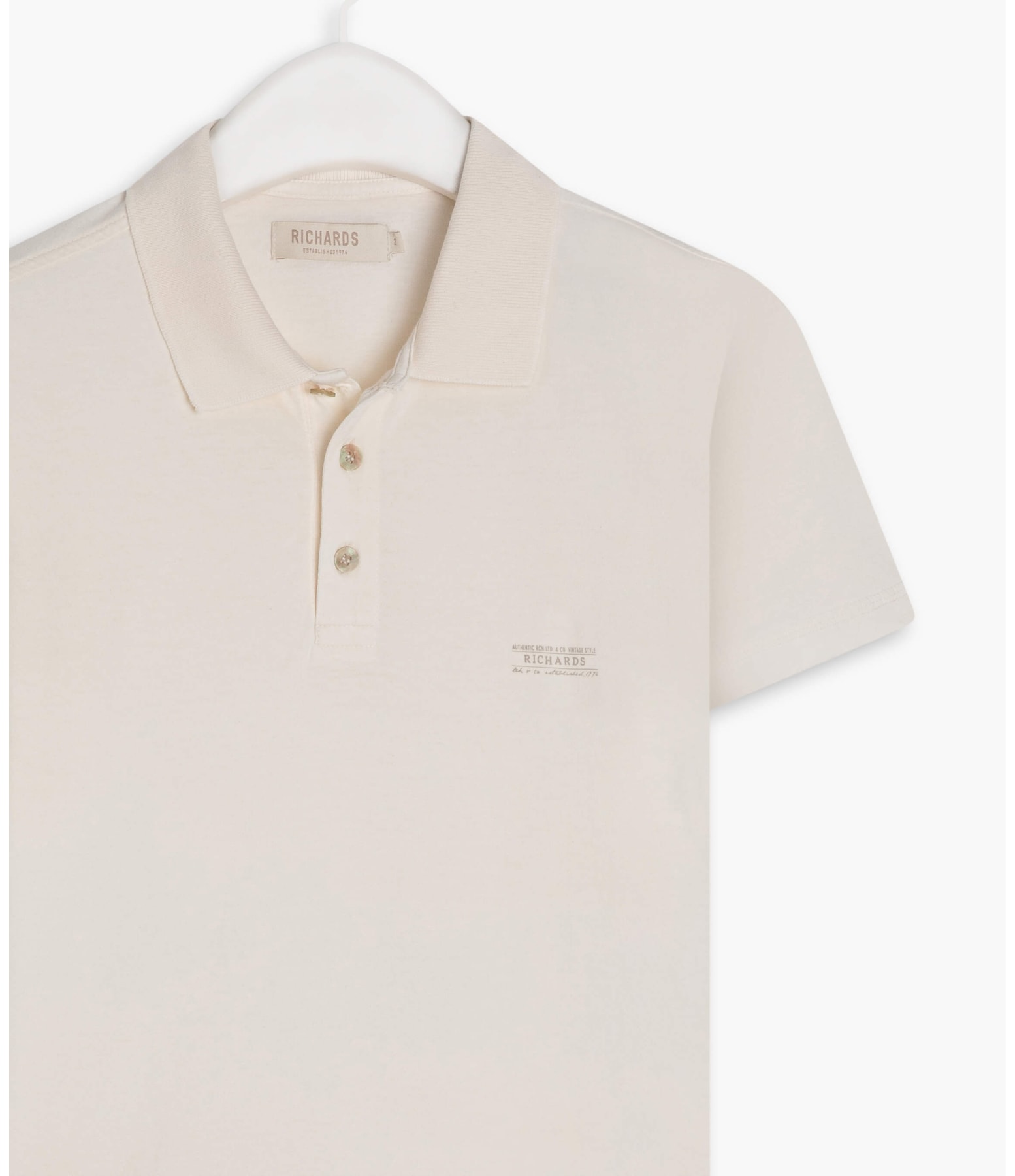 Polo Mm Gd Authentic Peito Off White