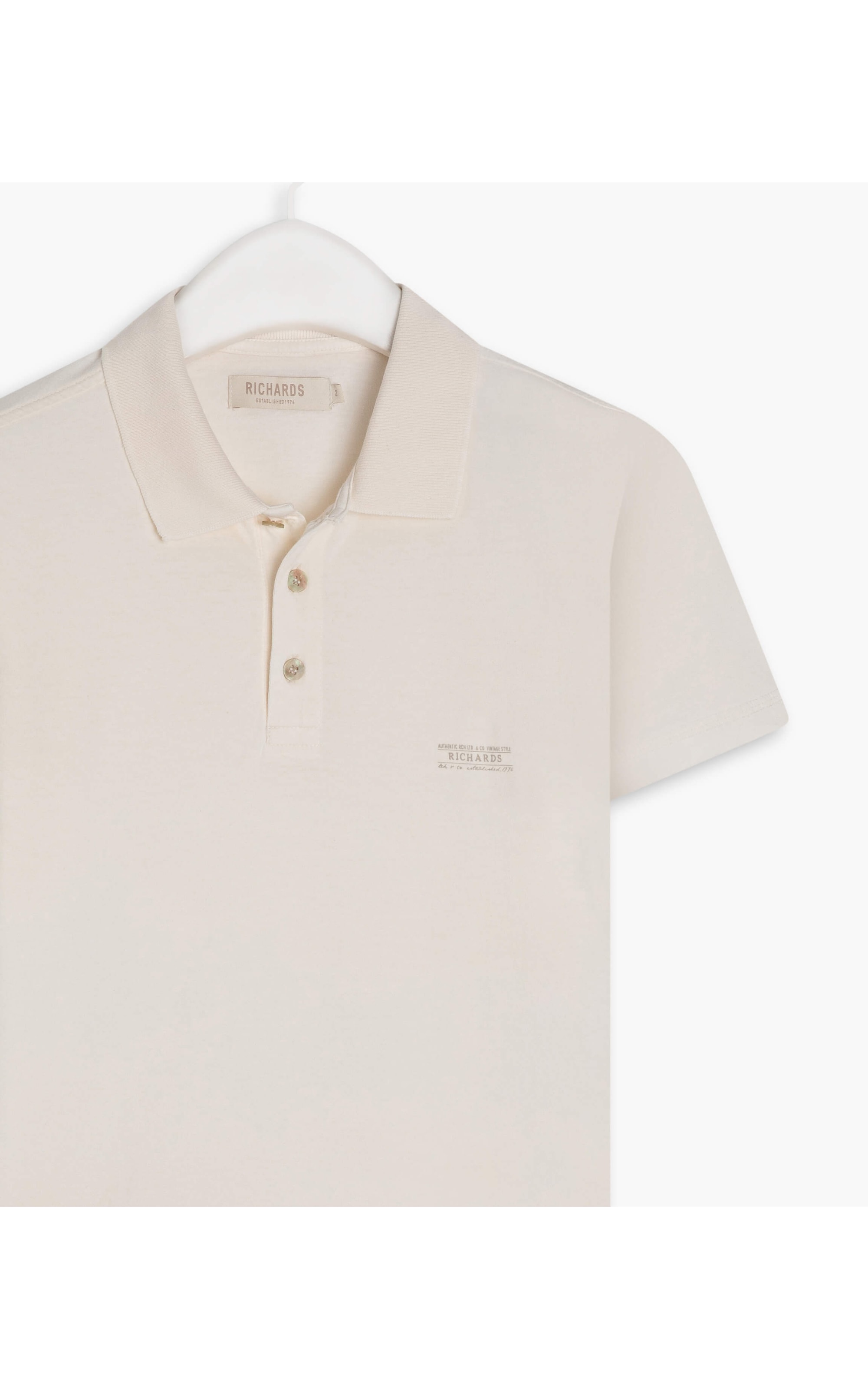 Polo Mm Gd Authentic Peito Off White