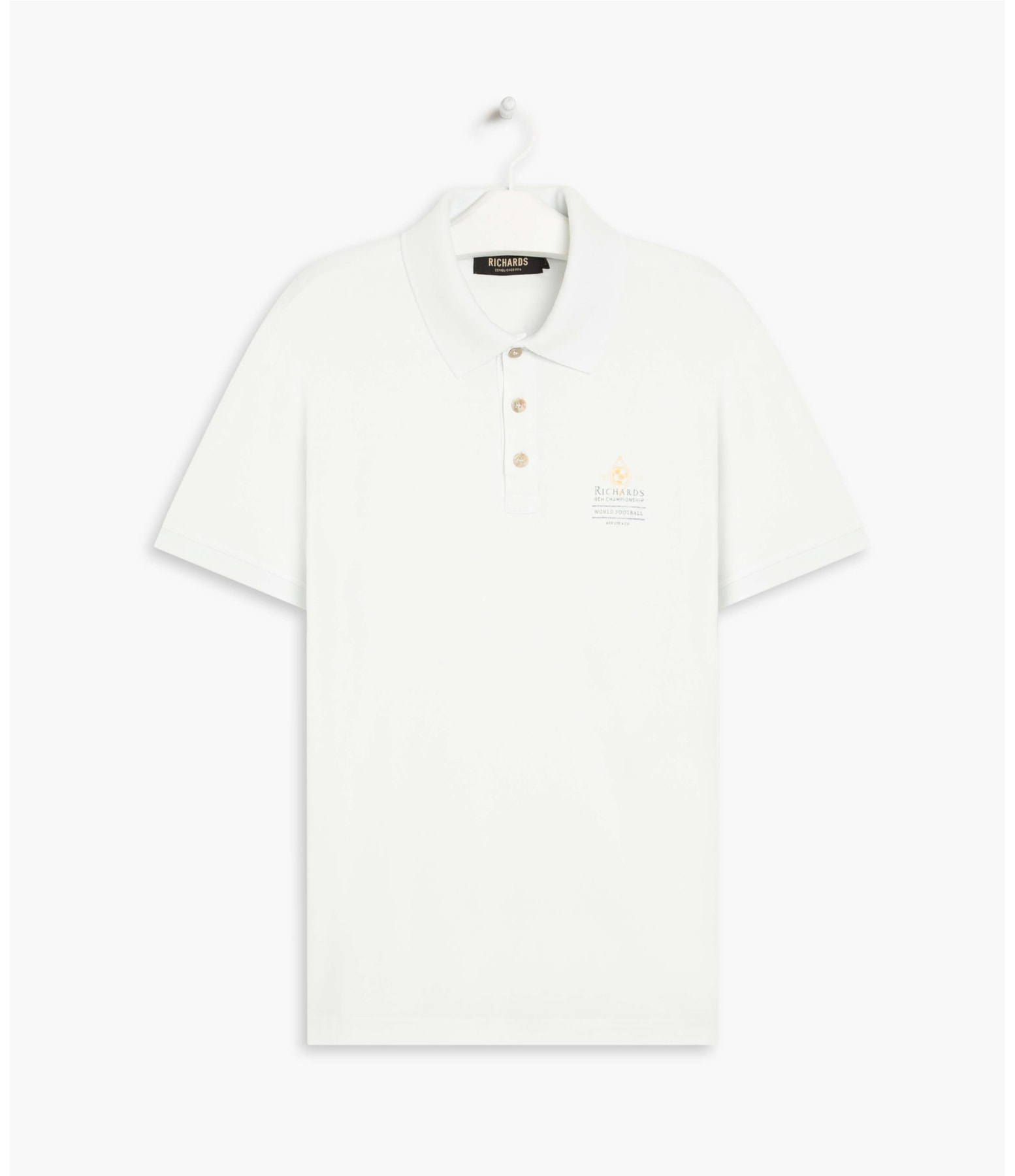 Polo Mm Gd Carimbo Cup Branco