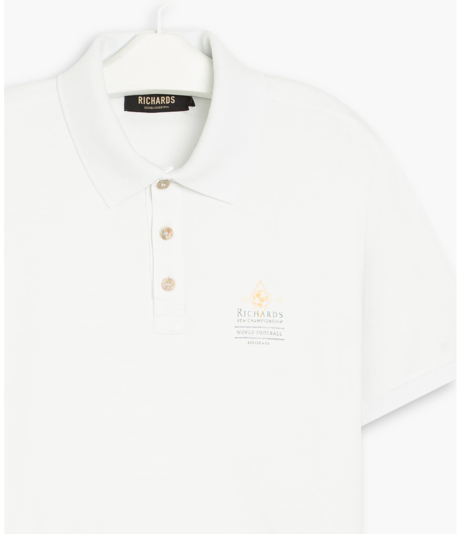 Polo Mm Gd Carimbo Cup Branco