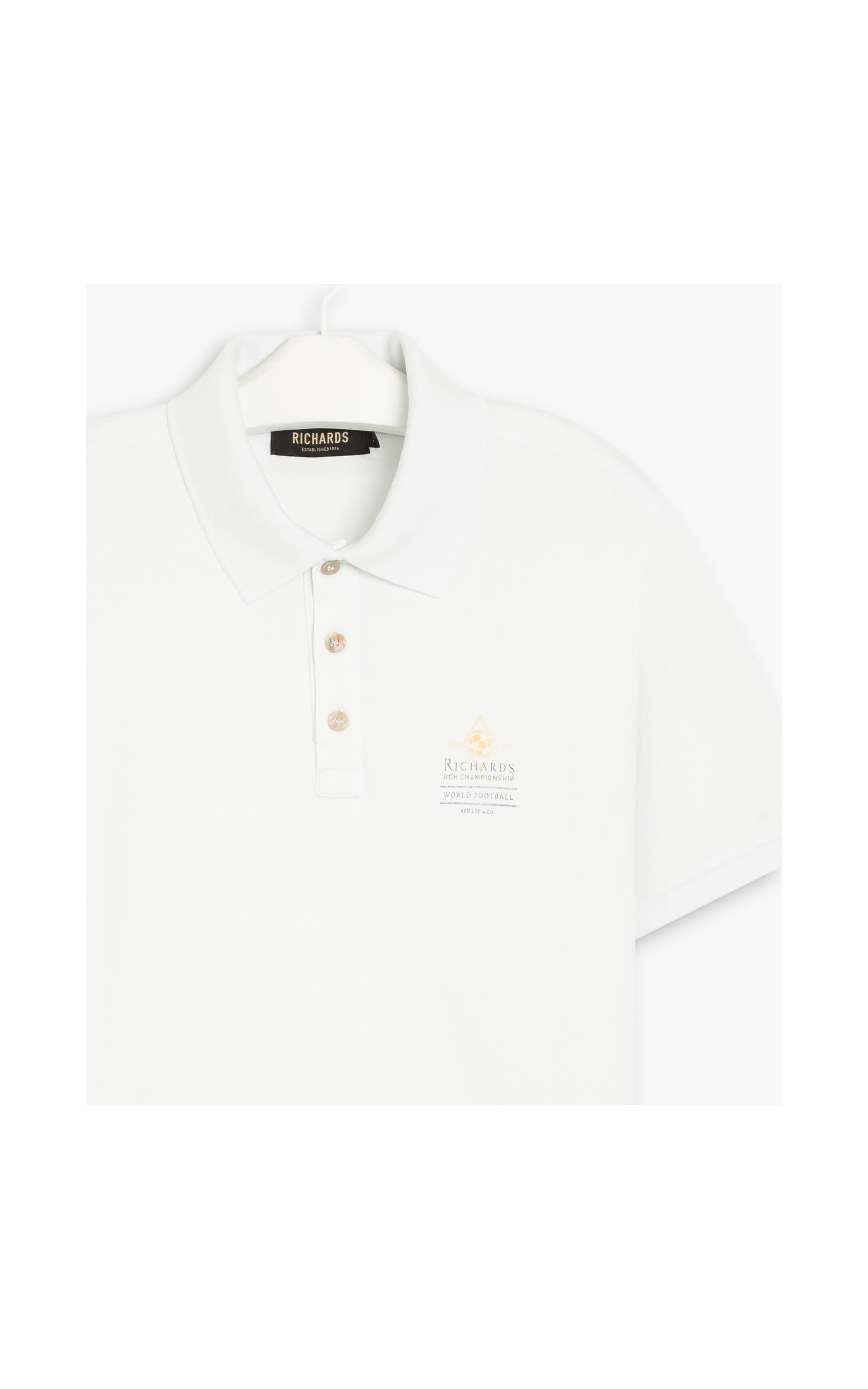 Polo Mm Gd Carimbo Cup Branco