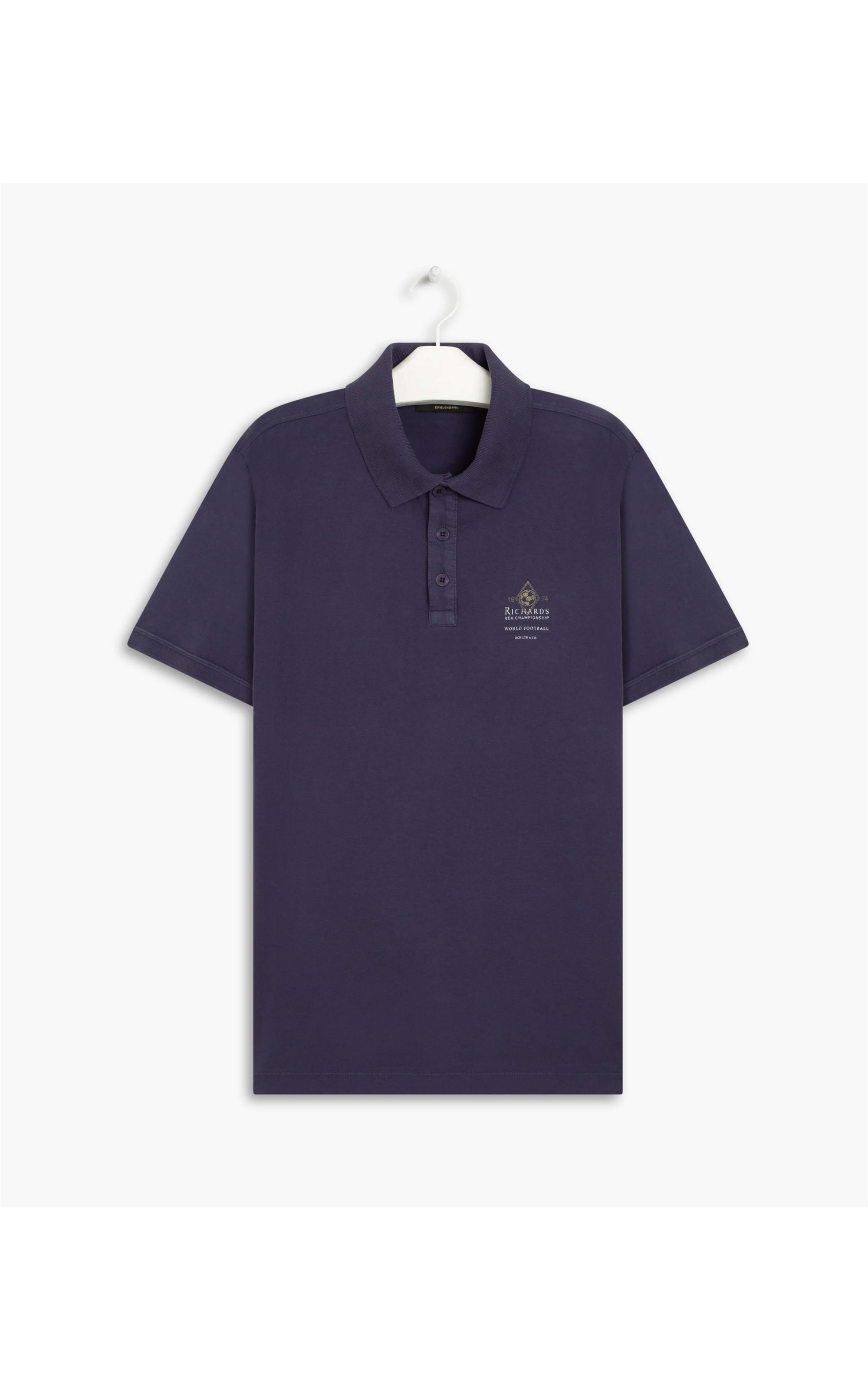 Polo Mm Gd Carimbo Cup Old Purple