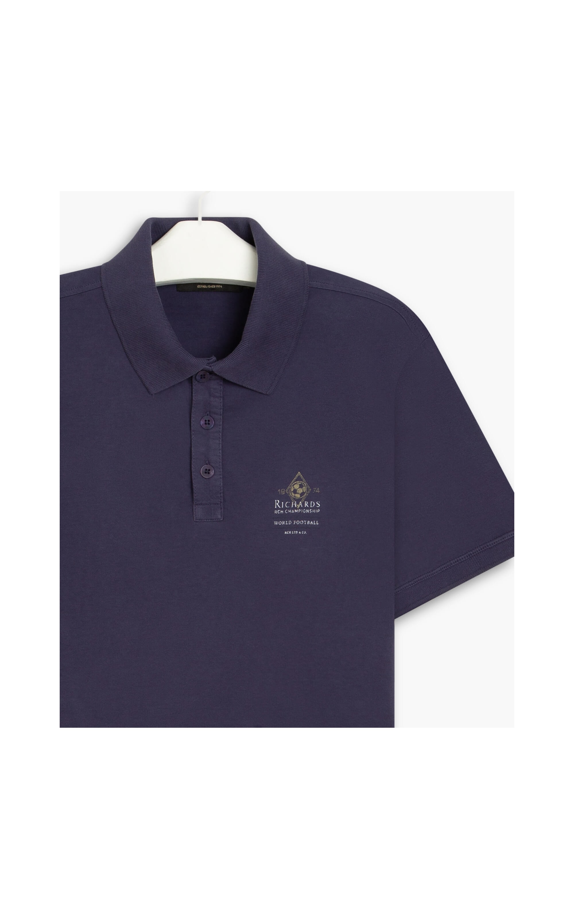Polo Mm Gd Carimbo Cup Old Purple