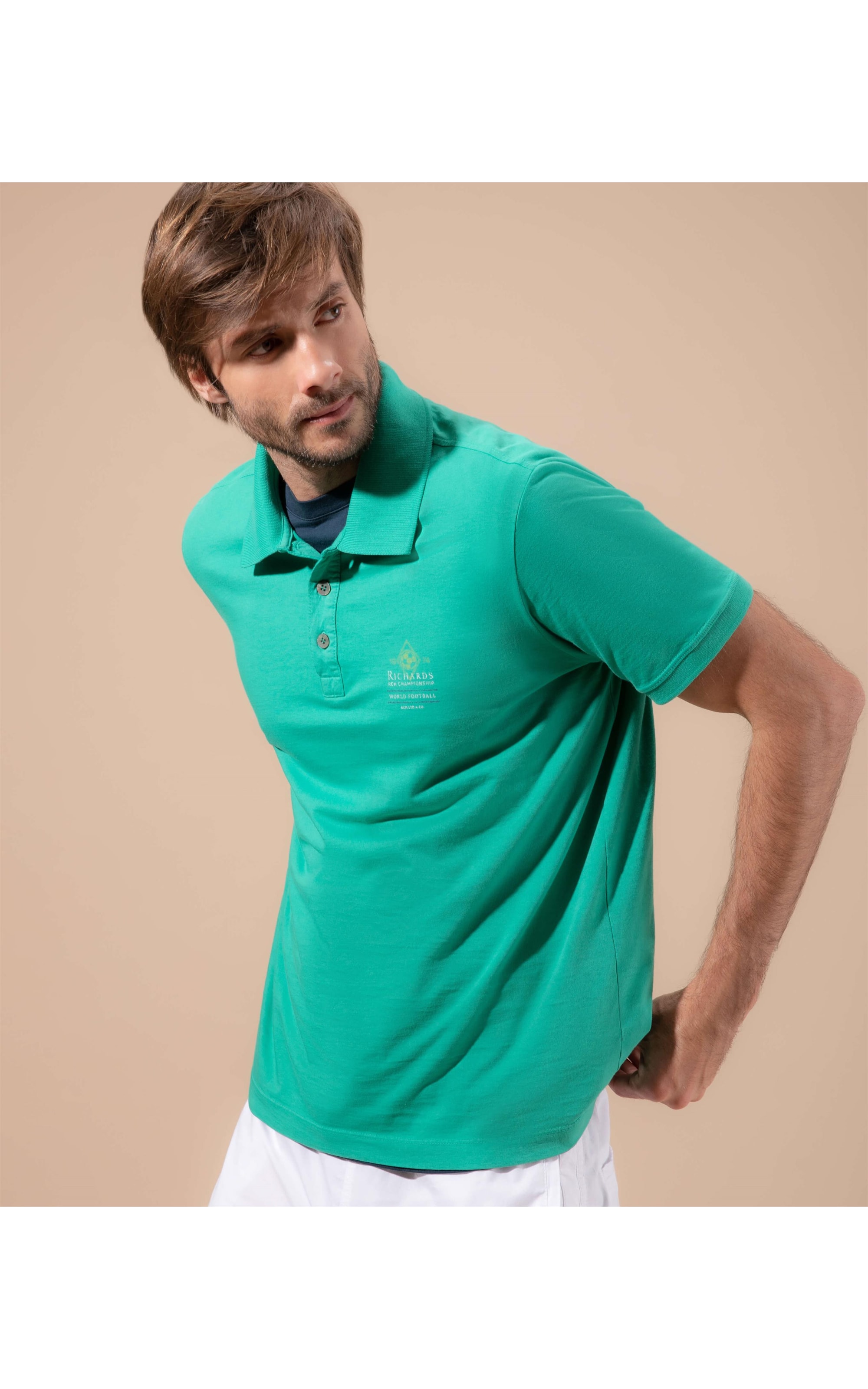 Polo Mm Gd Carimbo Cup Verde Bandeira