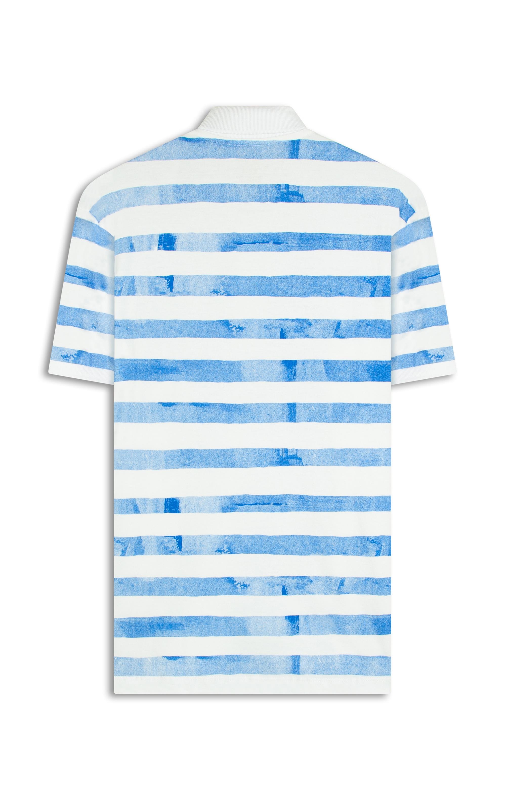 Polo Mm Gd Listrada New Bf Azul Bic