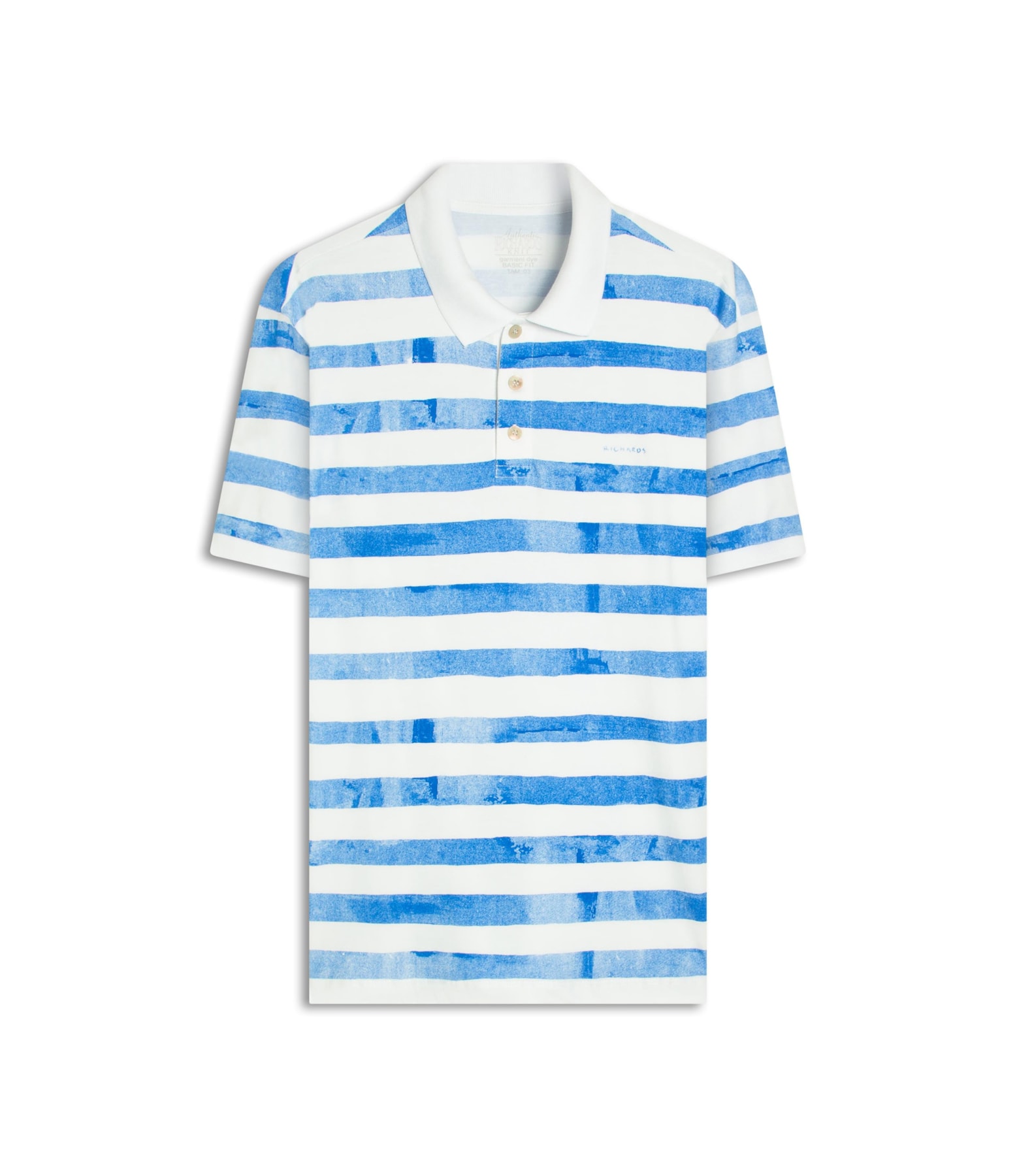 Polo Mm Gd Listrada New Bf Azul Bic