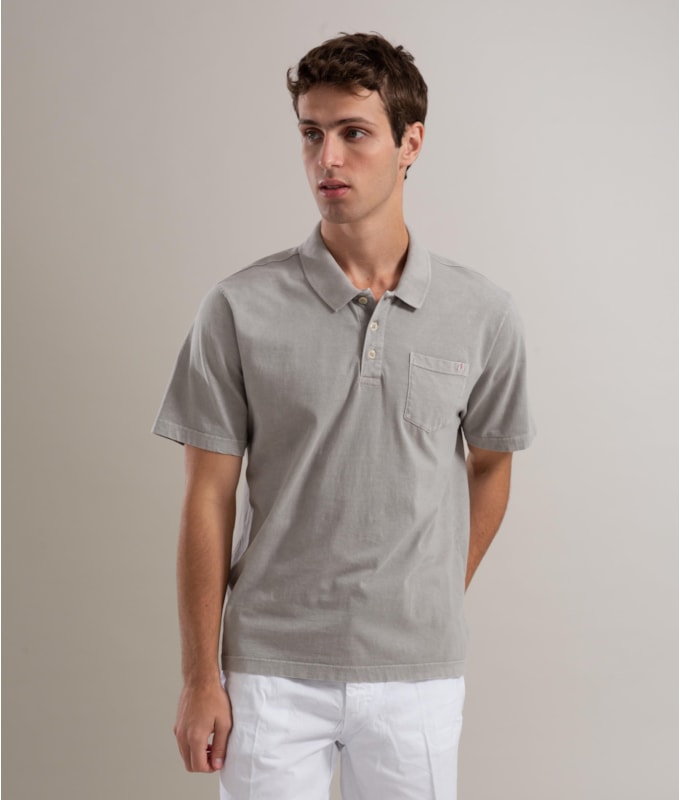 Polo Mm Laundry Com Bolso Niquel