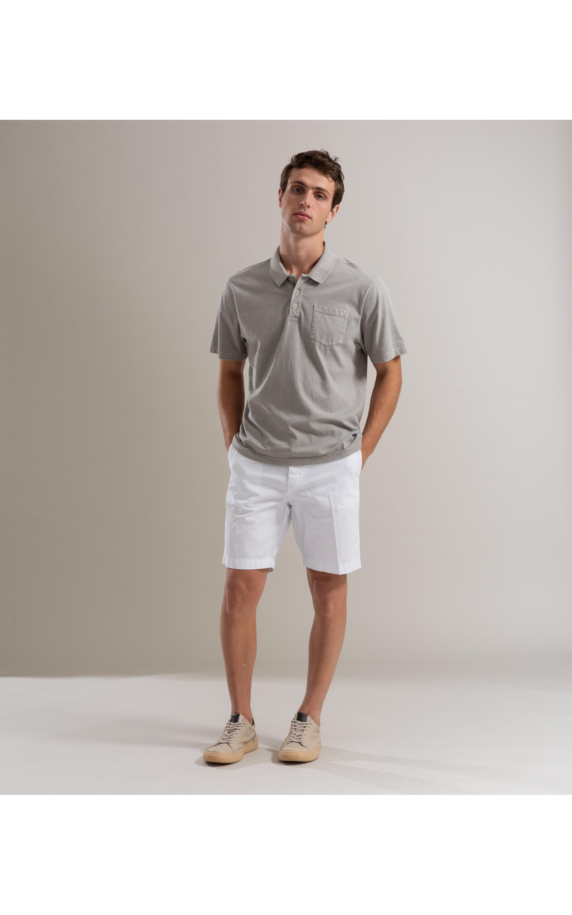 Polo Mm Laundry Com Bolso Niquel