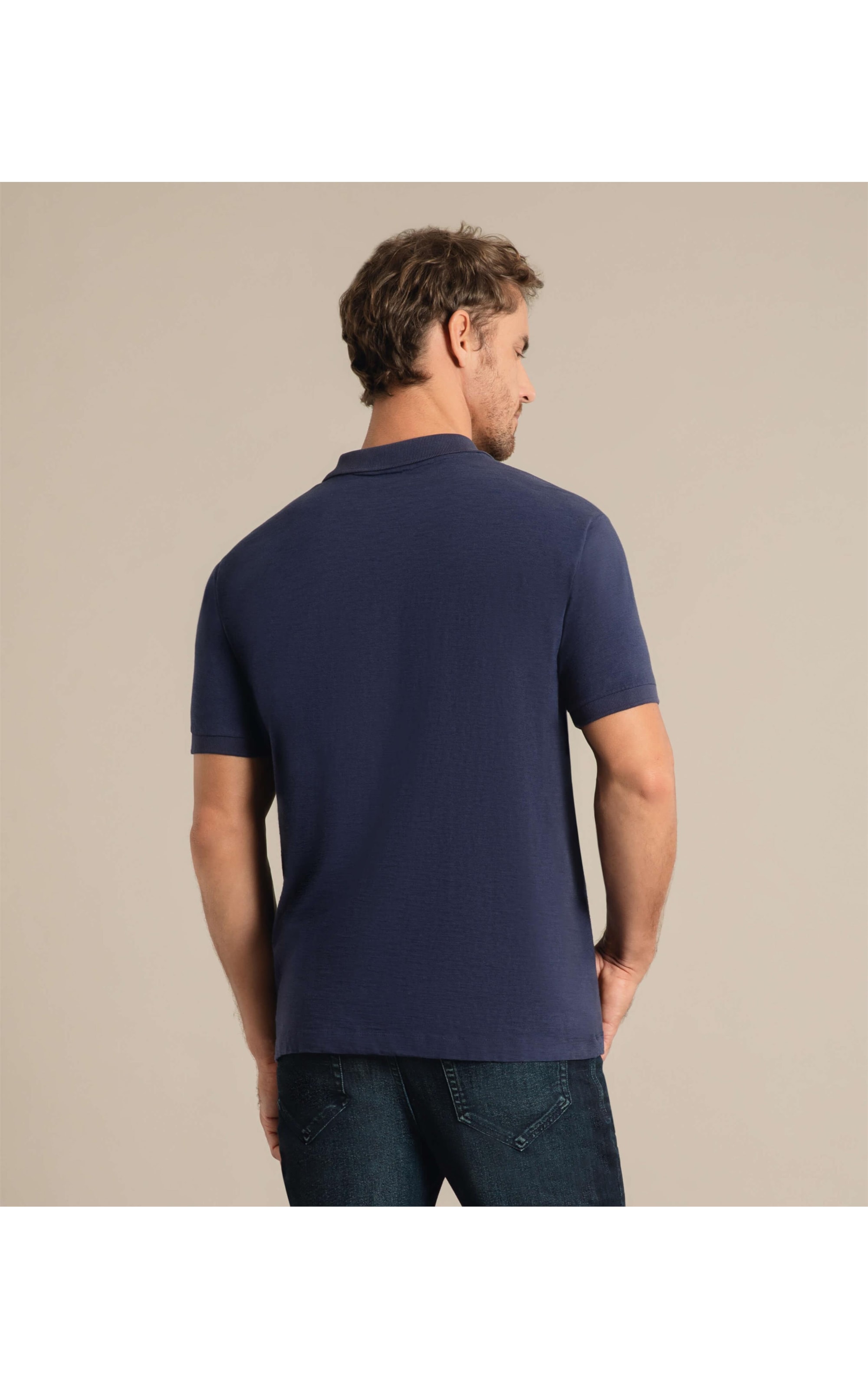 Polo Mm Mini Stripes Rch Dark Navy