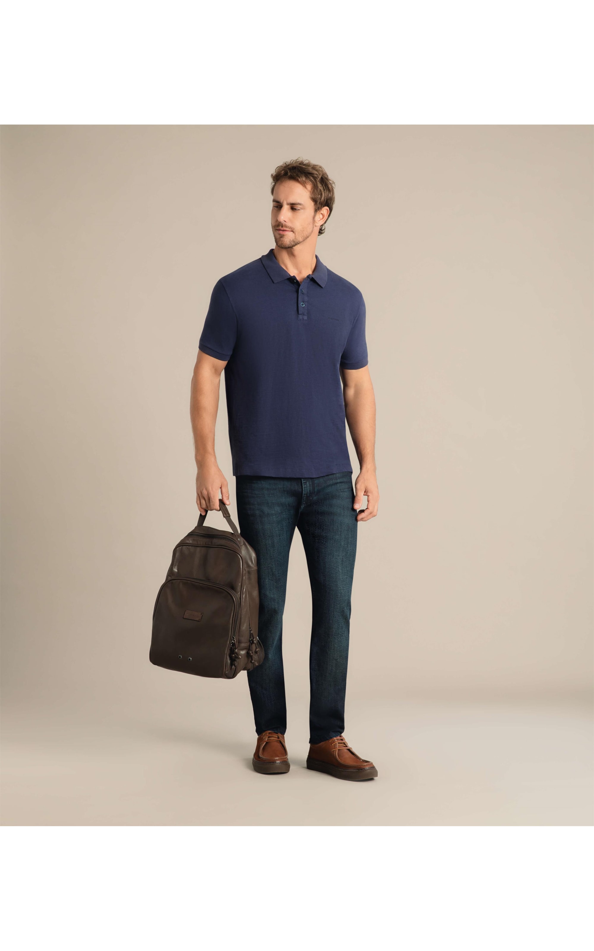 Polo Mm Mini Stripes Rch Dark Navy