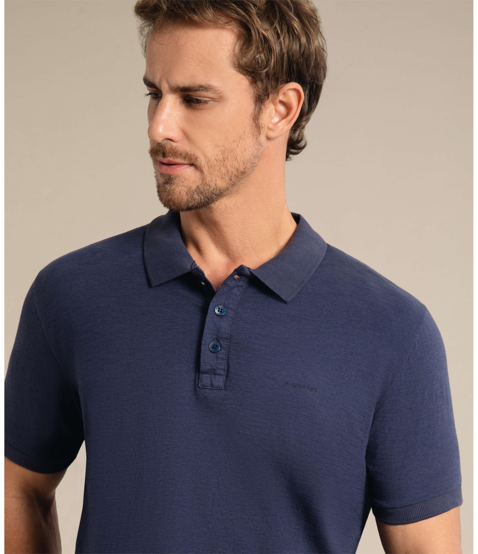 Polo Mm Mini Stripes Rch Dark Navy