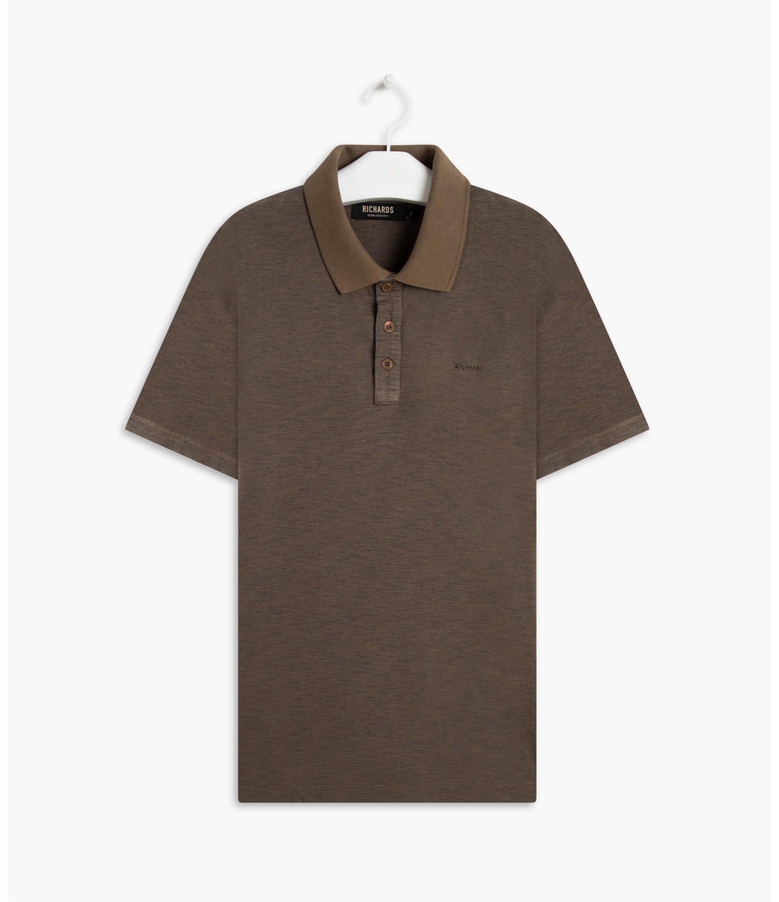 Polo Mm Mini Stripes Rch Tabaco