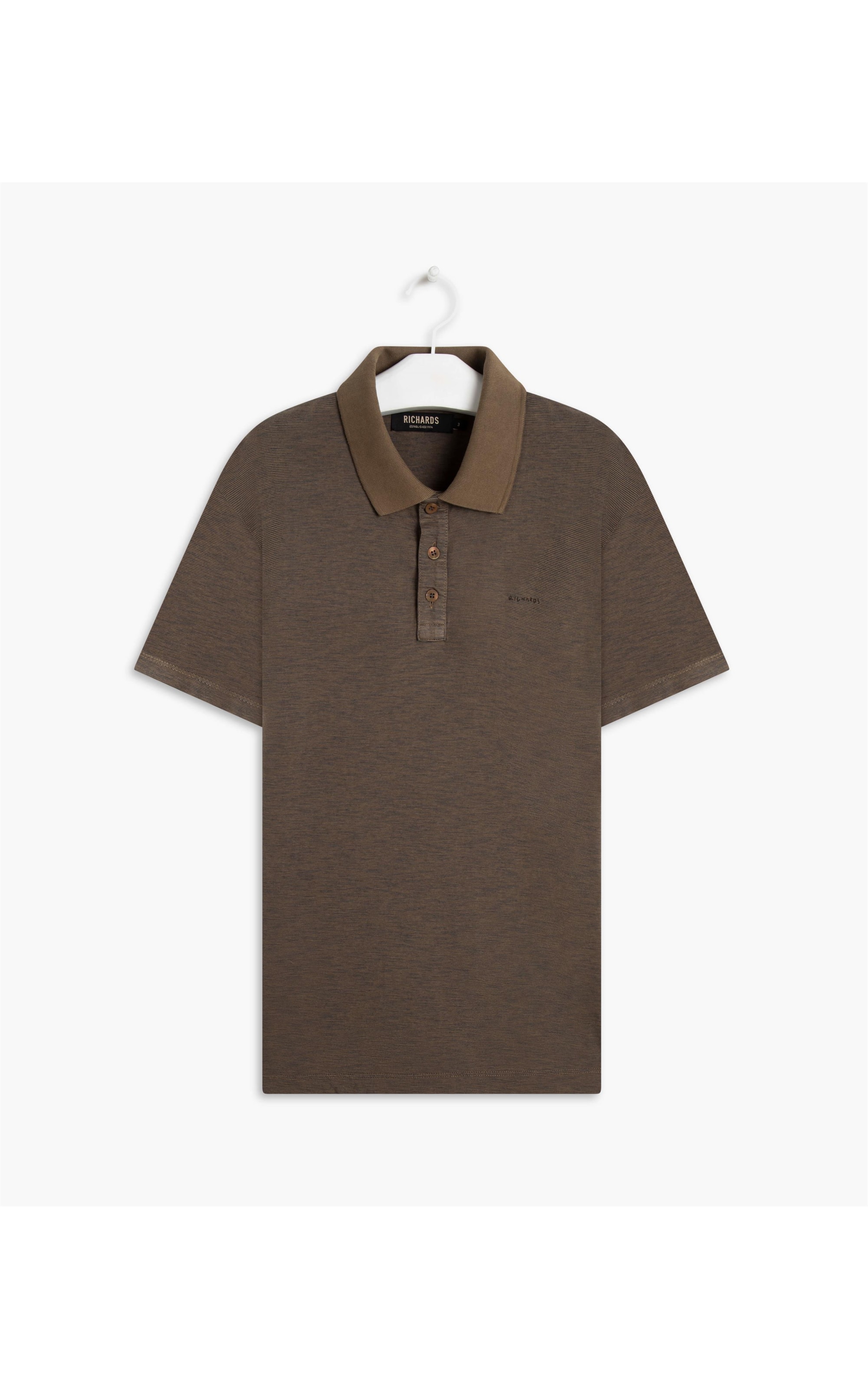 Polo Mm Mini Stripes Rch Tabaco