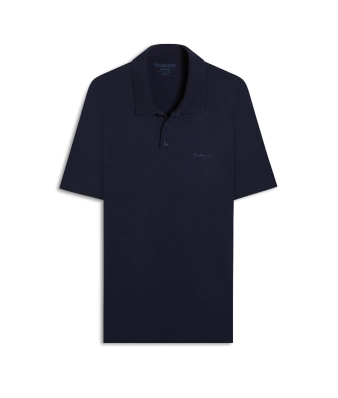 Polo Mm Overdye Dark Navy Mescla