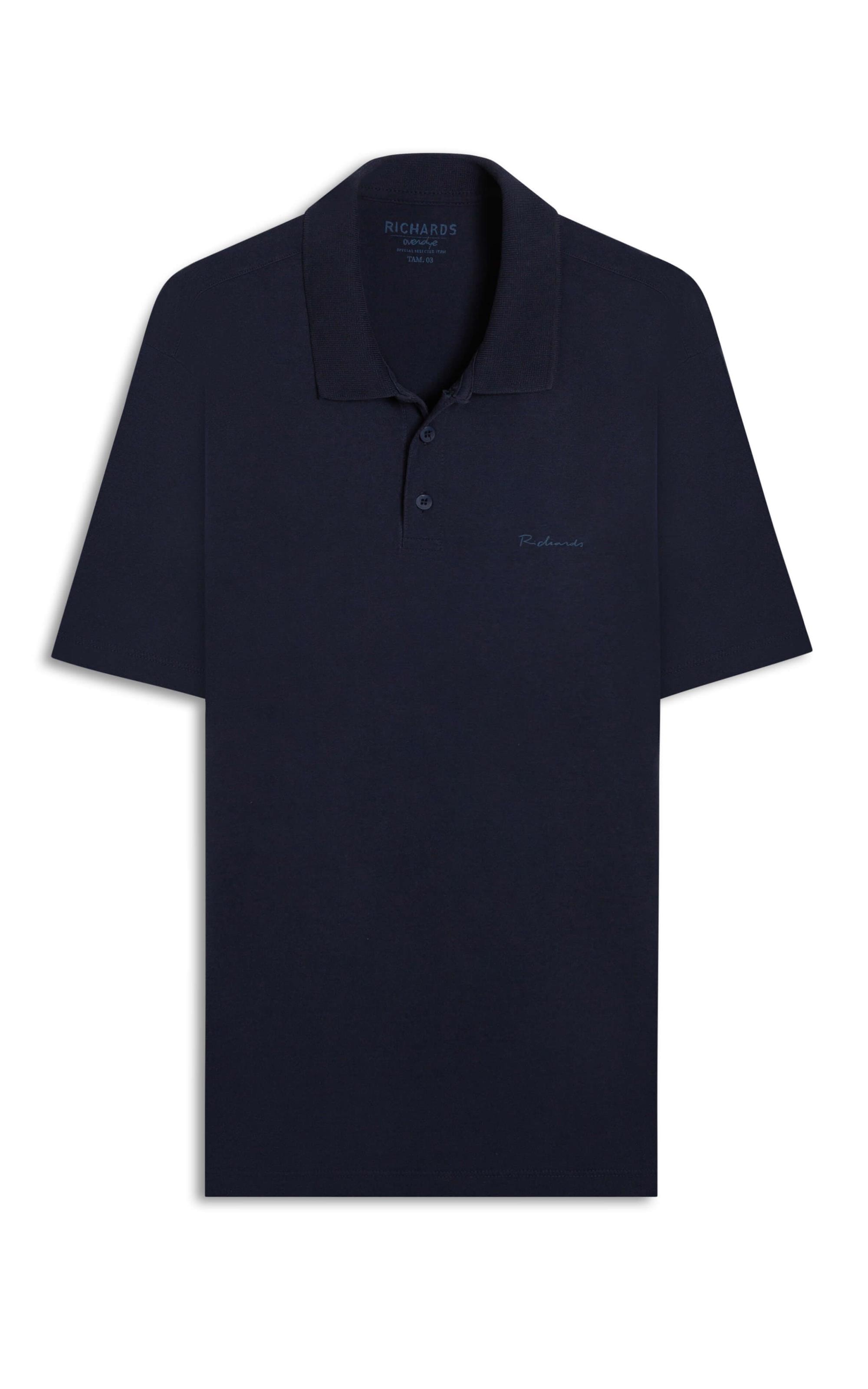 Polo Mm Overdye Dark Navy Mescla