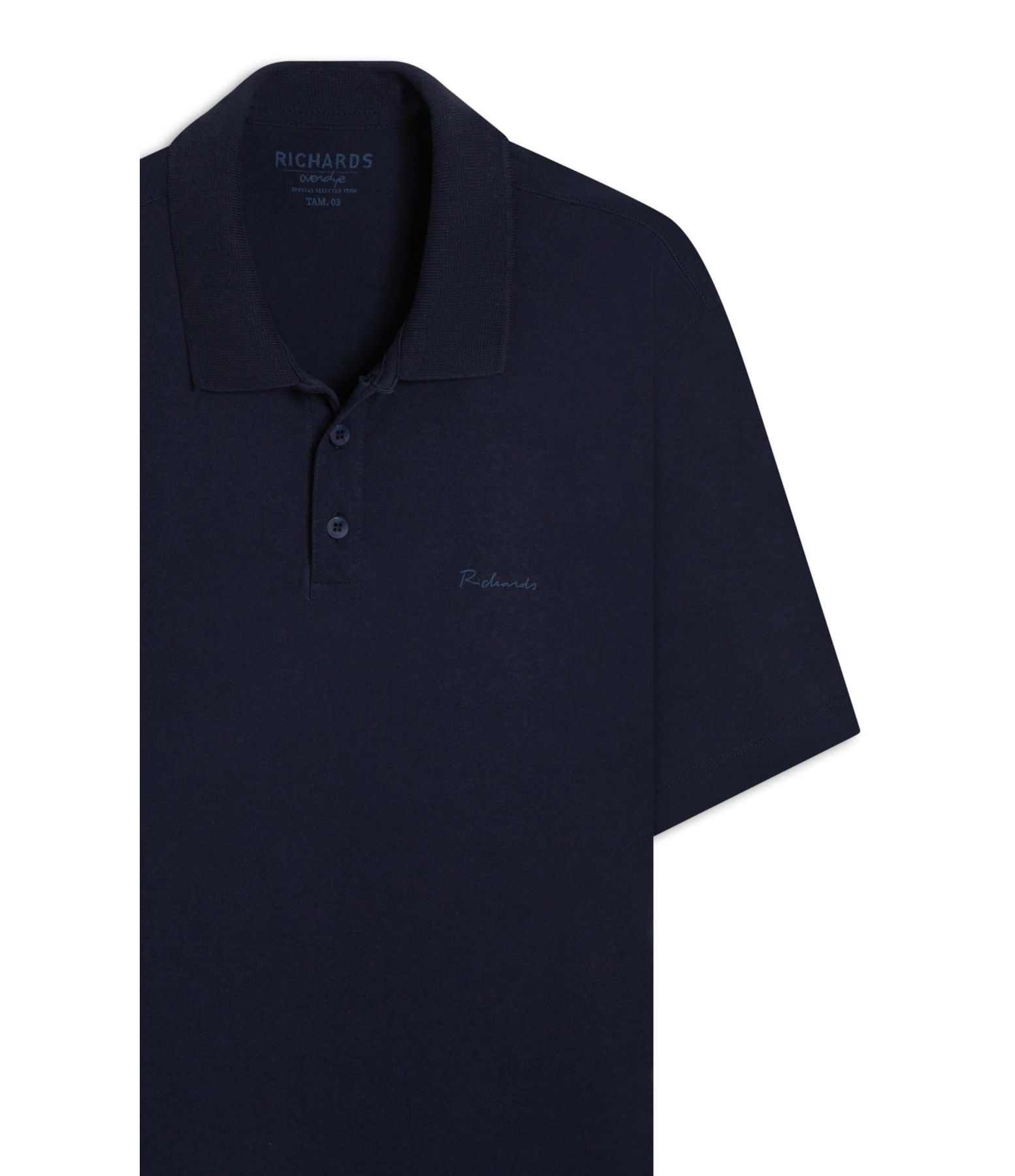 Polo Mm Overdye Dark Navy Mescla