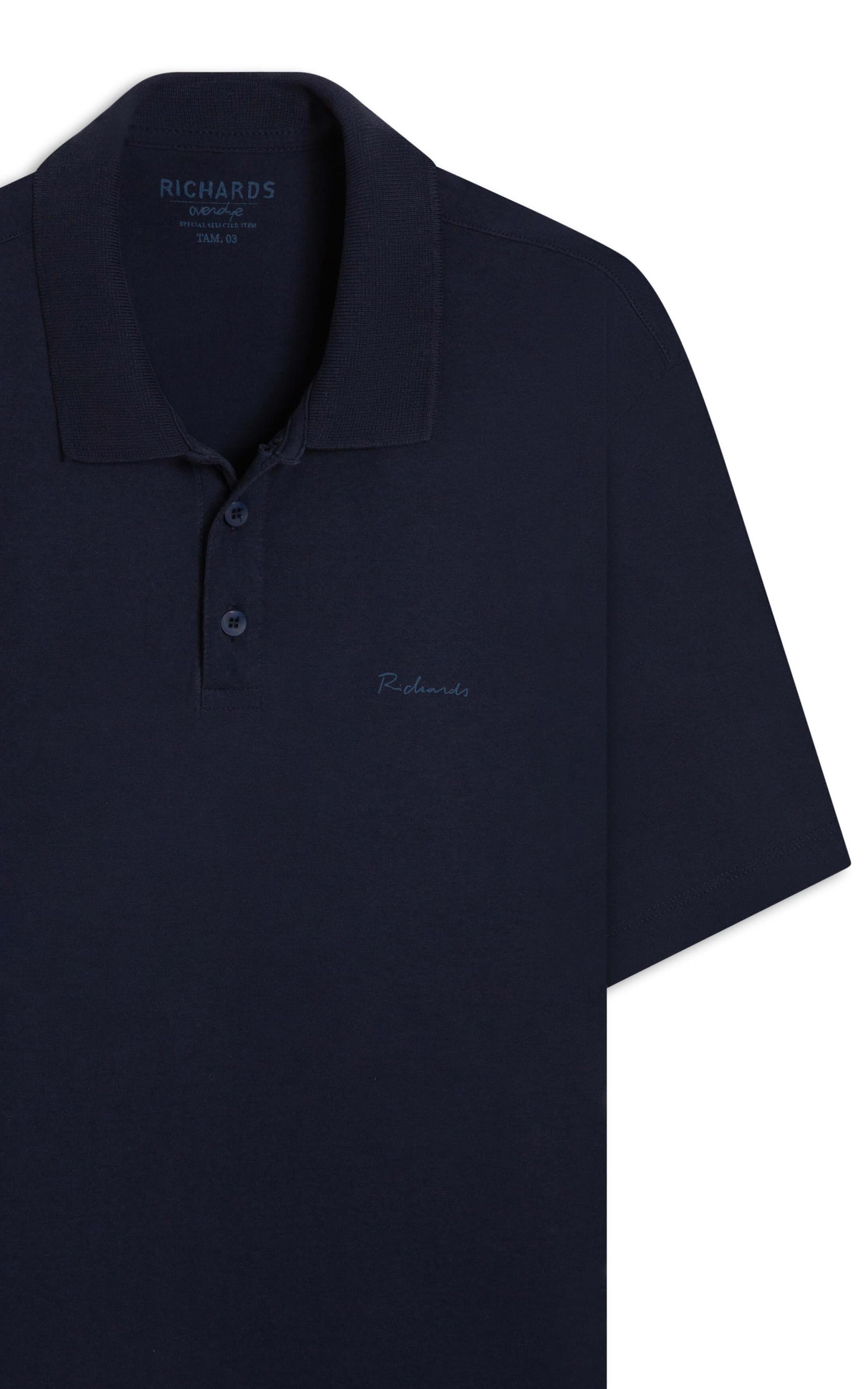 Polo Mm Overdye Dark Navy Mescla