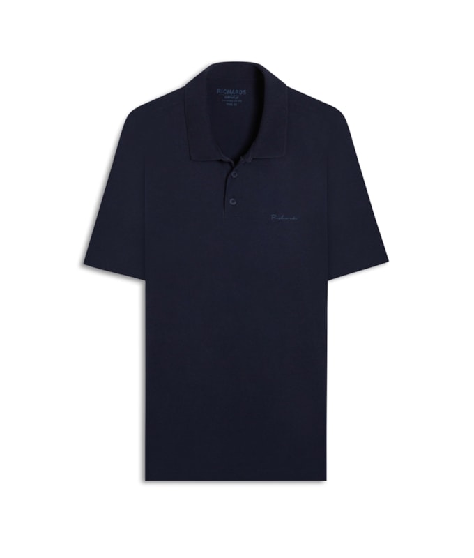 Polo Mm Overdye Dark Navy Mescla