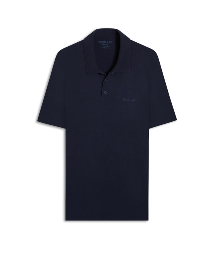 Polo Mm Overdye Dark Navy Mescla