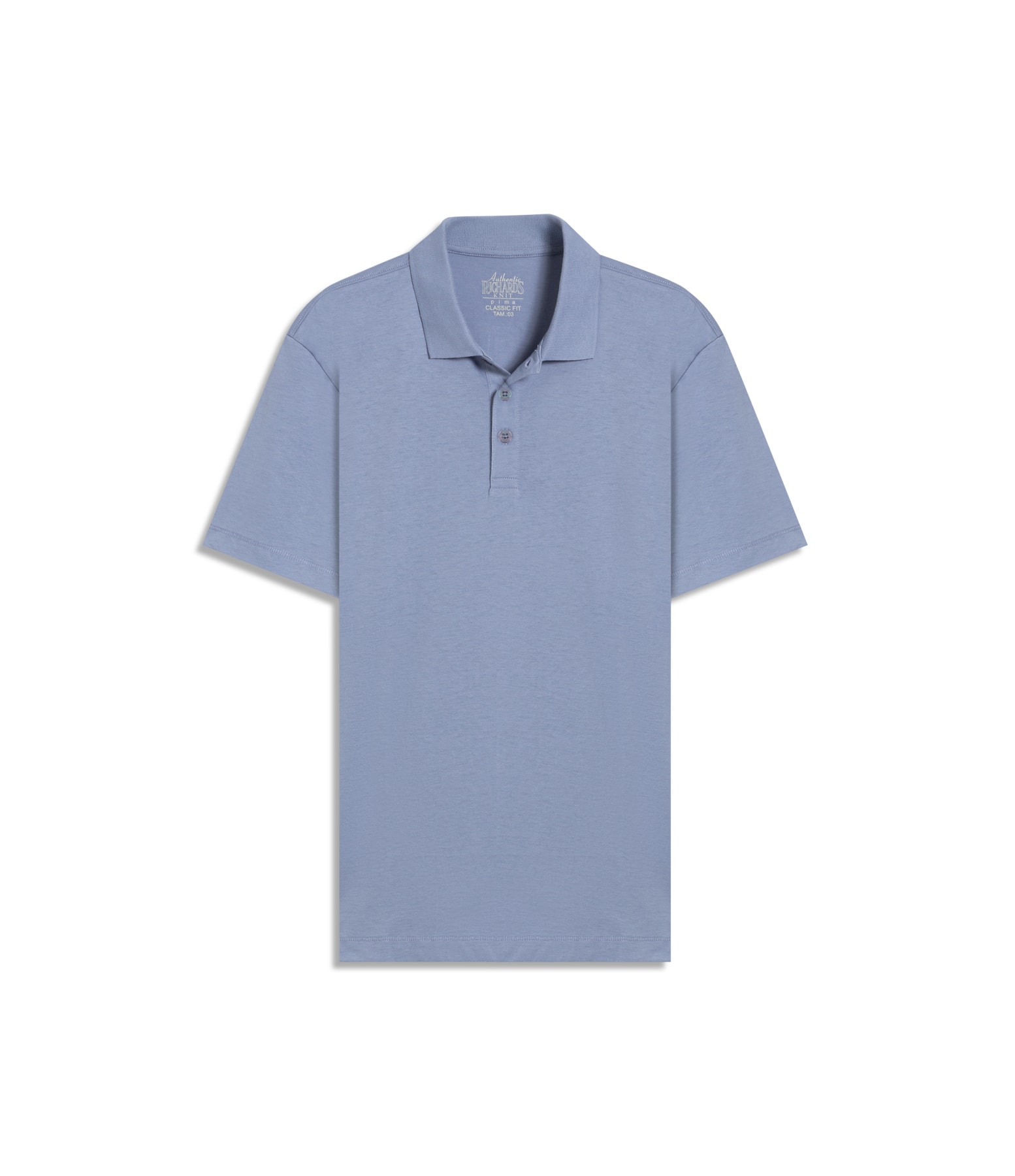 Polo Mm Pima Mc New Classic Azul Pervante