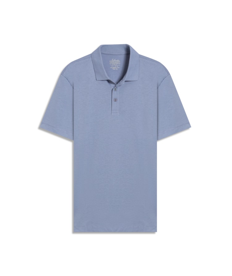 Polo Mm Pima Mc New Classic Azul Pervante