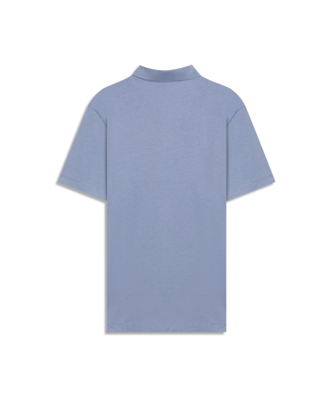 Polo Mm Pima Mc New Classic Azul Pervante
