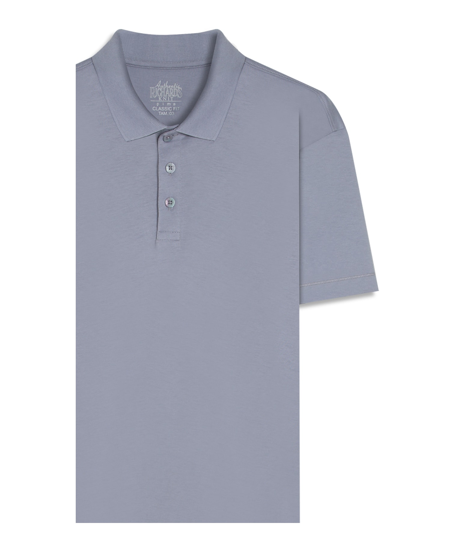 Polo Mm Pima Mc New Classic Blue Vintage