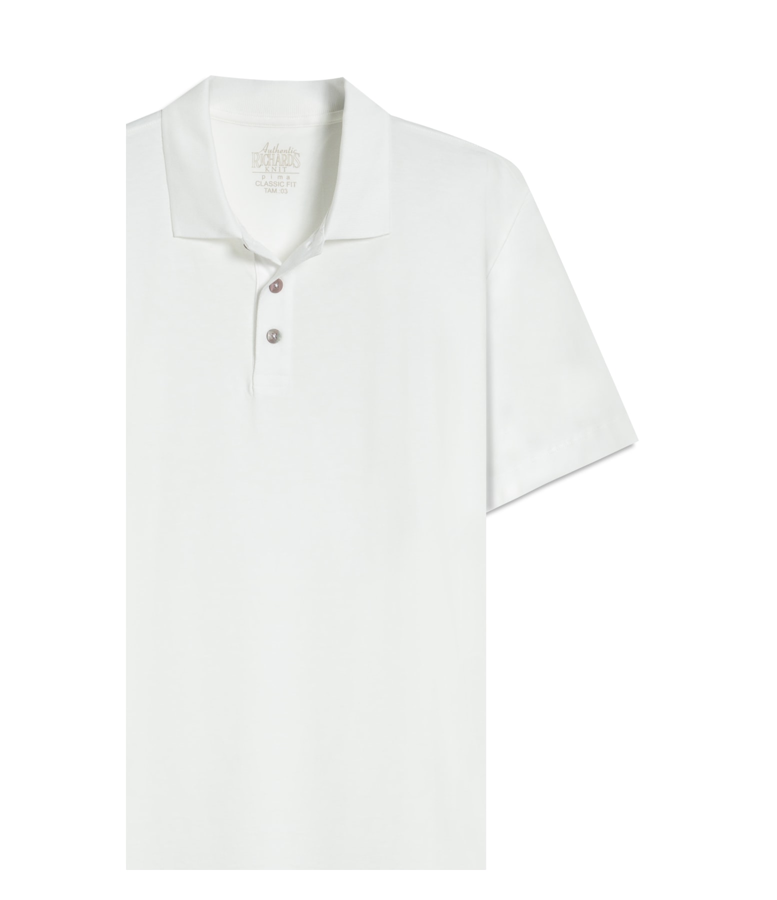 Polo Mm Pima Mc New Classic Branco