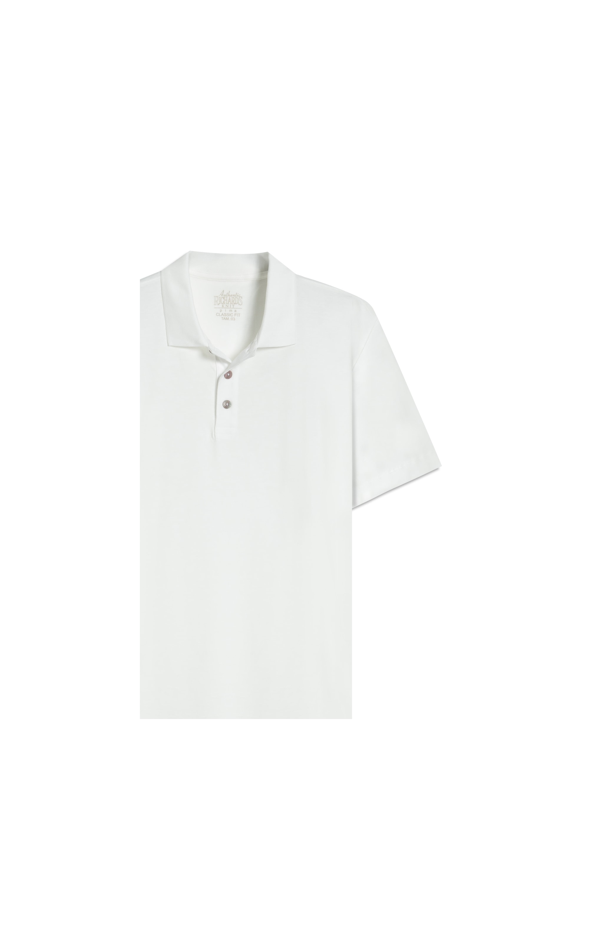 Polo Mm Pima Mc New Classic Branco