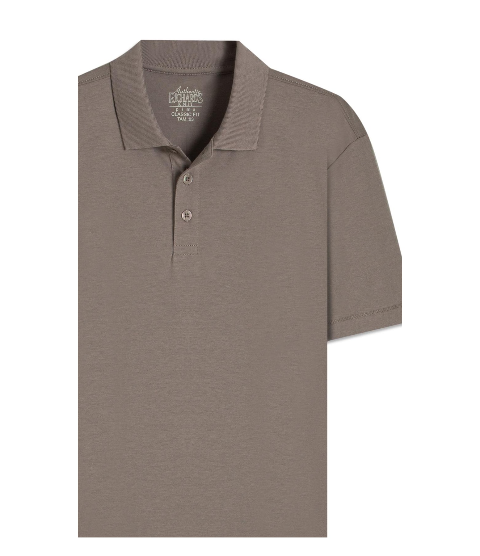 Polo Mm Pima Mc New Classic Castor