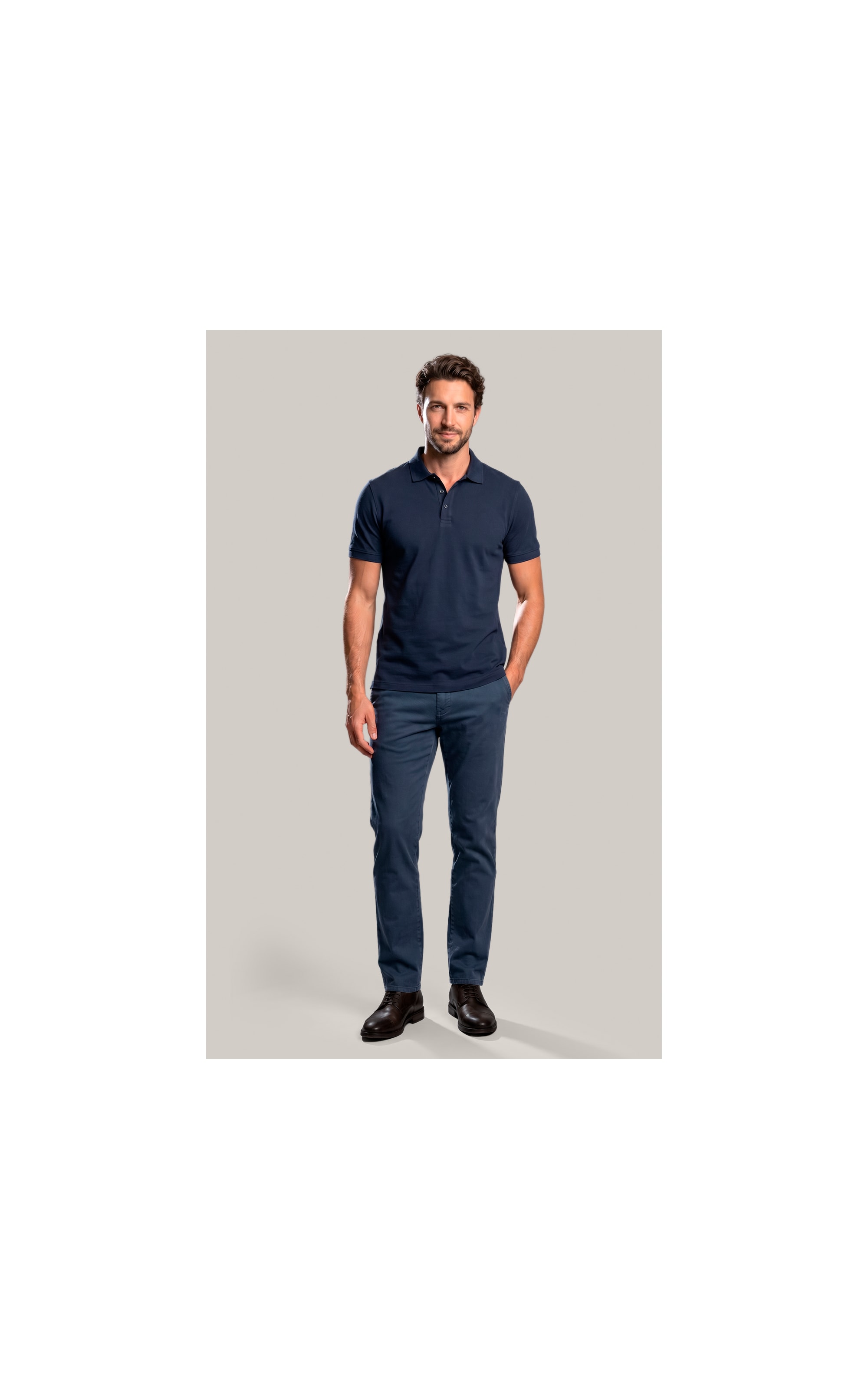 Polo Mm Pima Mc New Classic Dark Navy