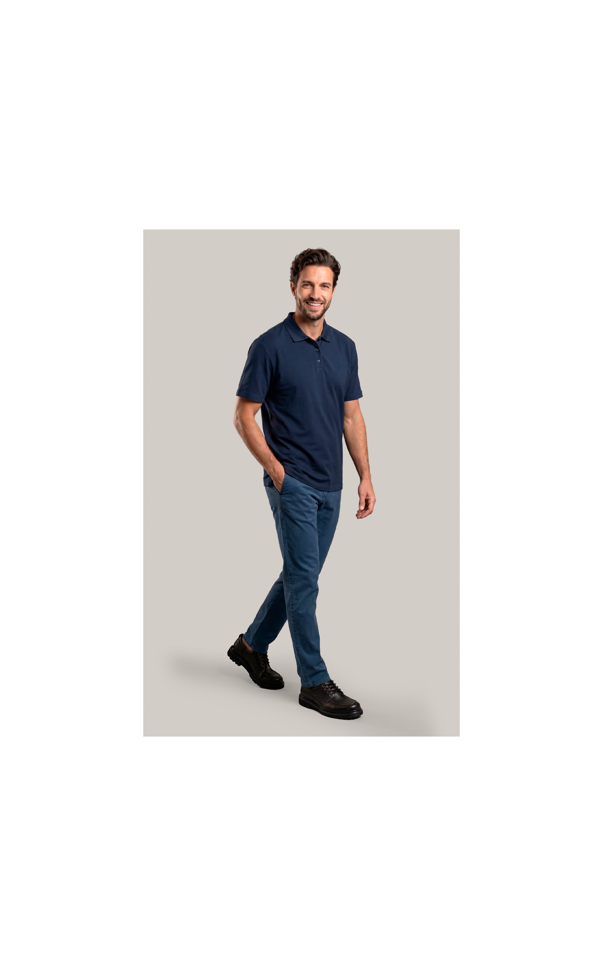 Polo Mm Pima Mc New Classic Dark Navy