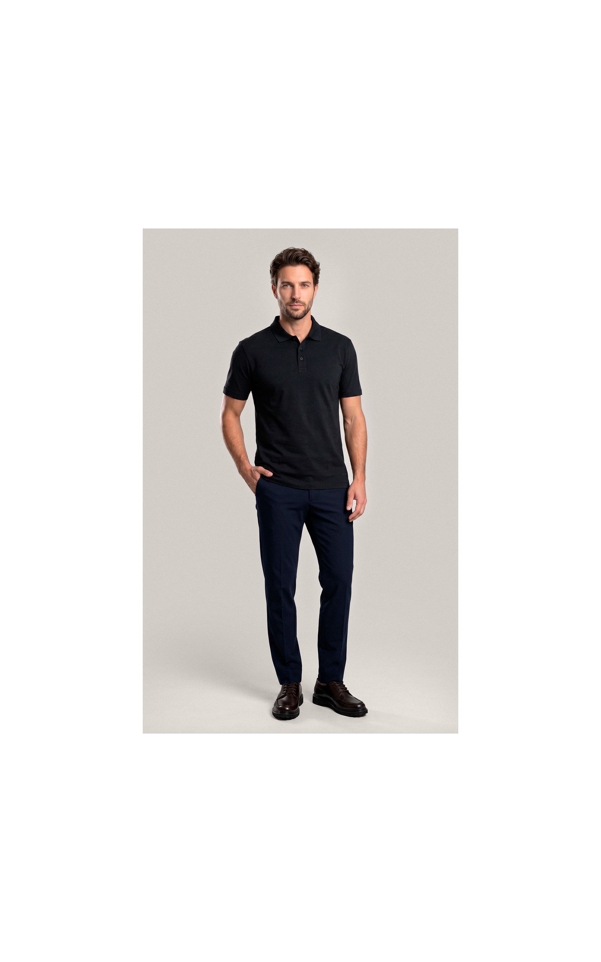 Polo Mm Pima Mc New Classic Preto