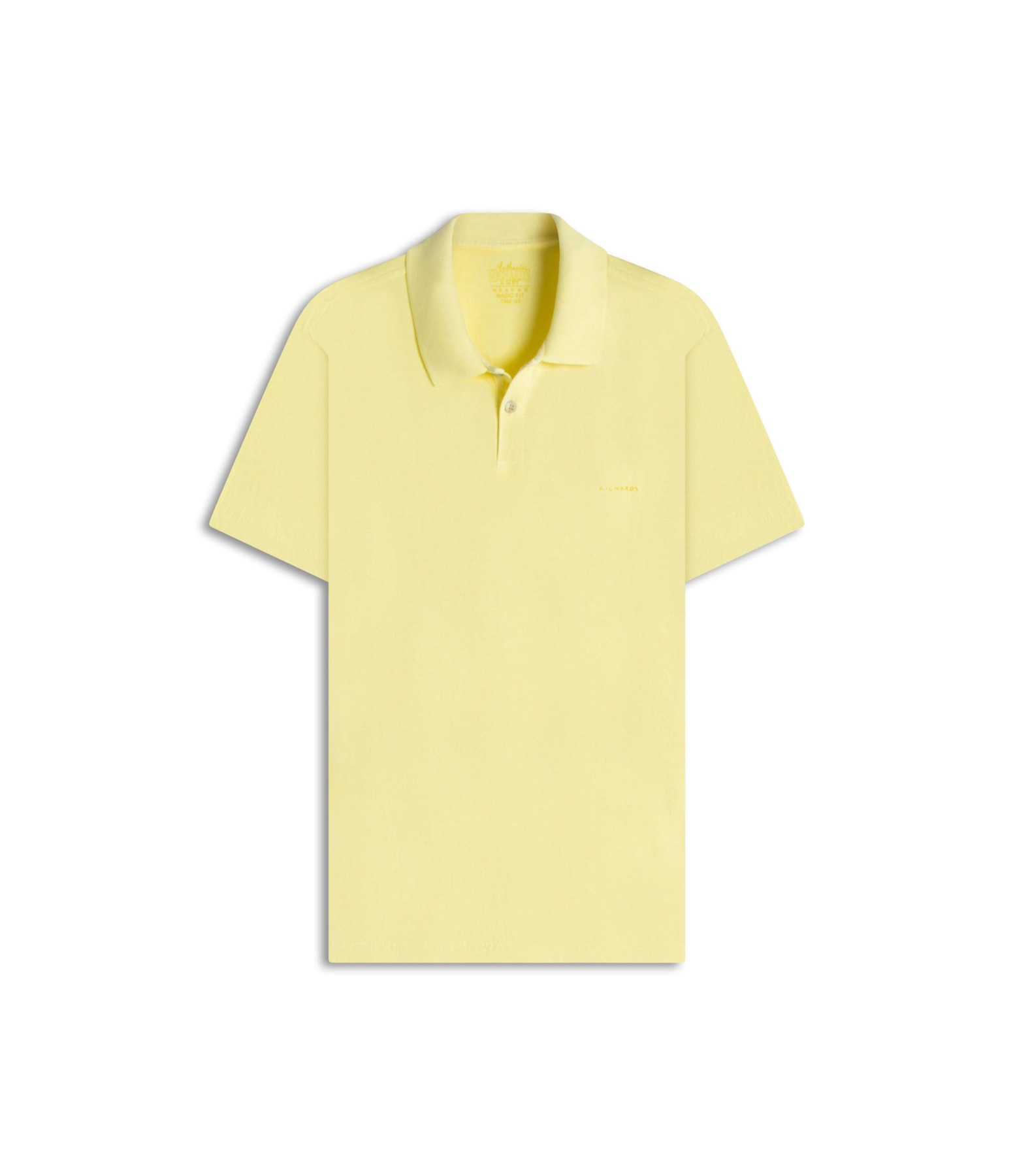 Polo Mm Washed Bf Amarelo