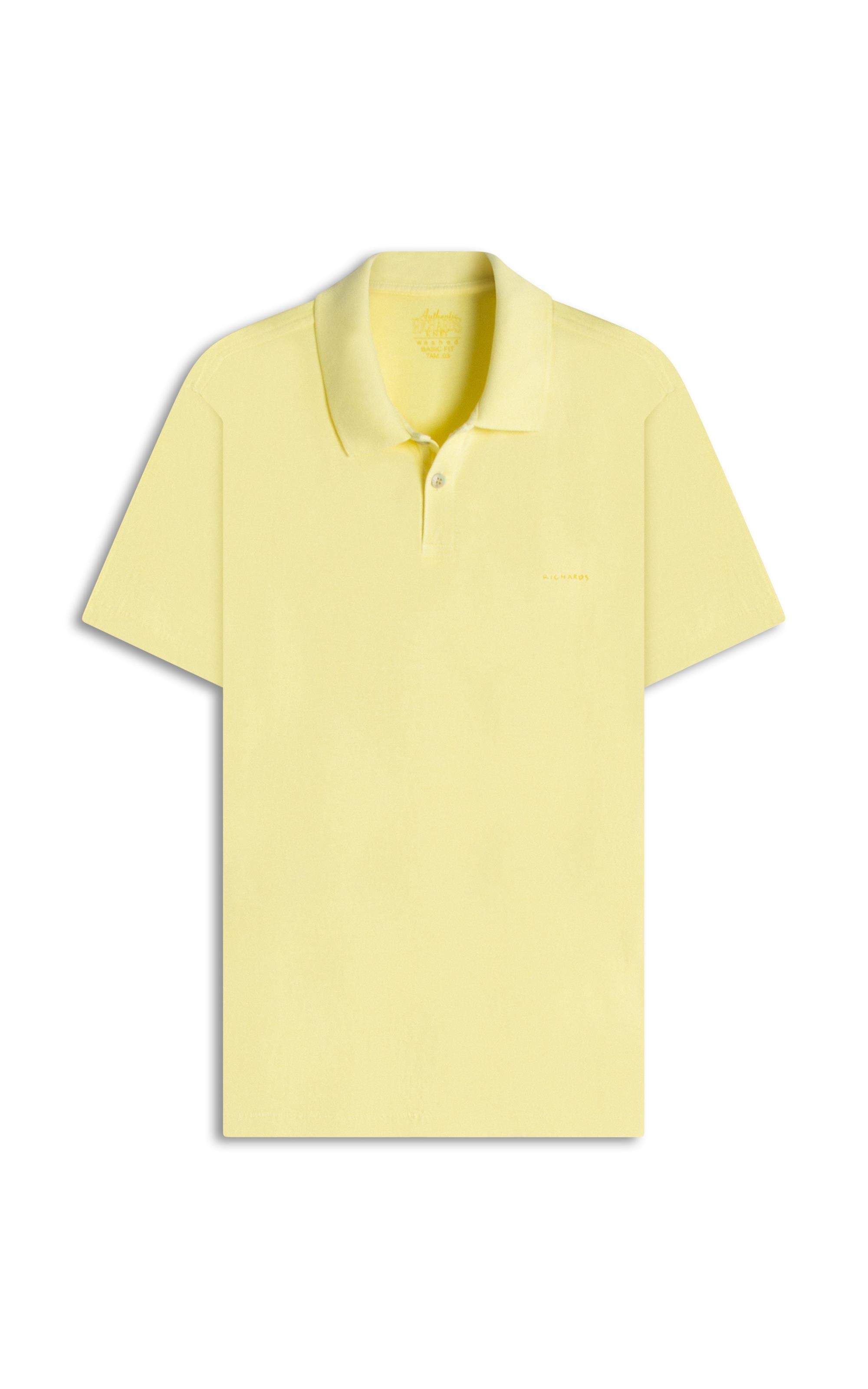 Polo Mm Washed Bf Amarelo