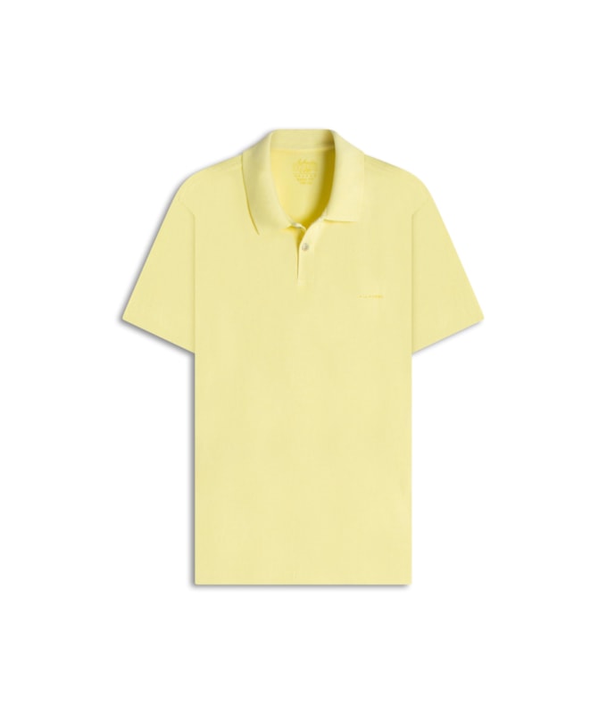 Polo Mm Washed Bf Amarelo