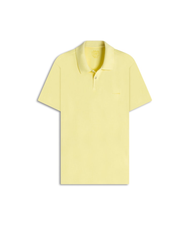 Polo Mm Washed Bf Amarelo