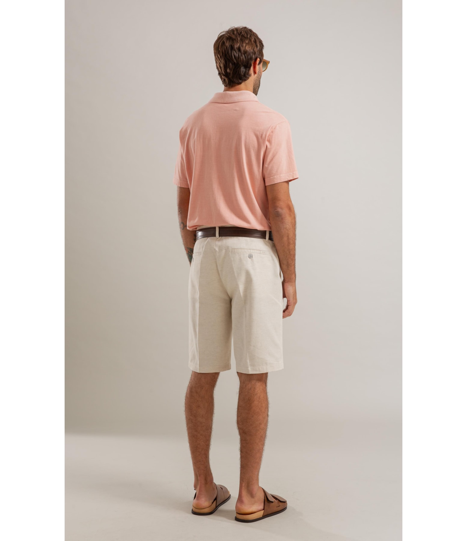 Polo Mm Washed Bf Salmao