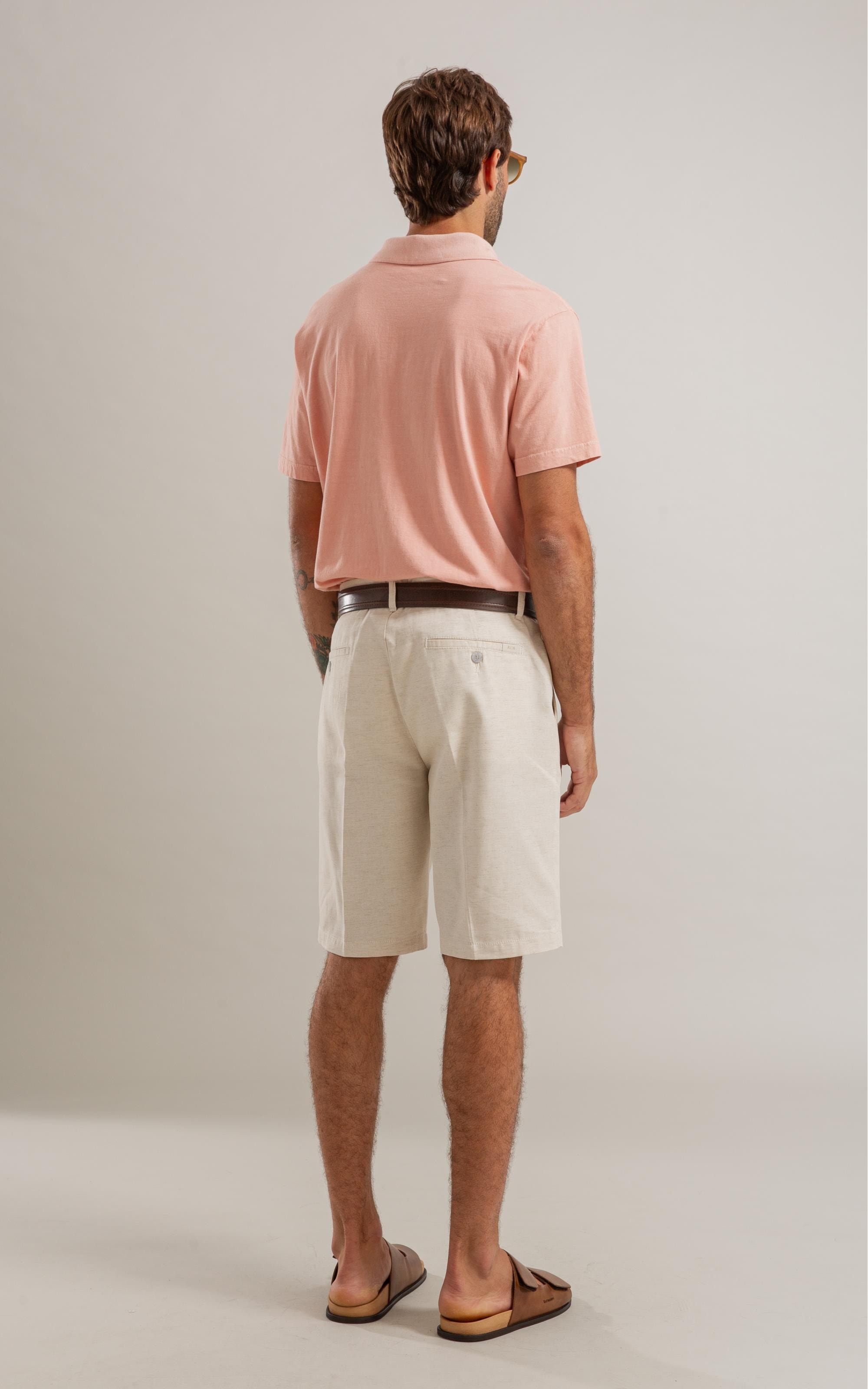 Polo Mm Washed Bf Salmao