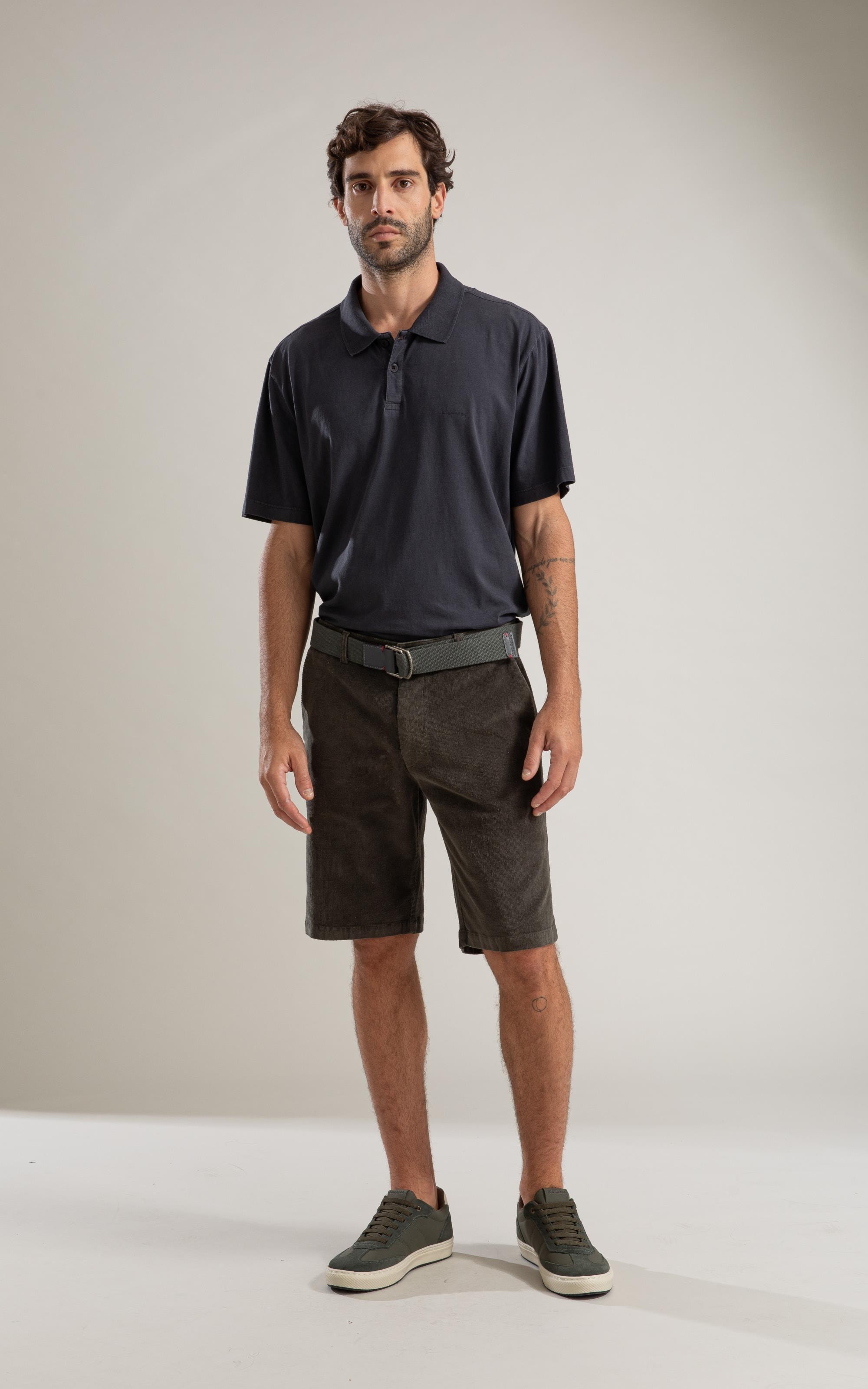 Polo Mm Washed Preto