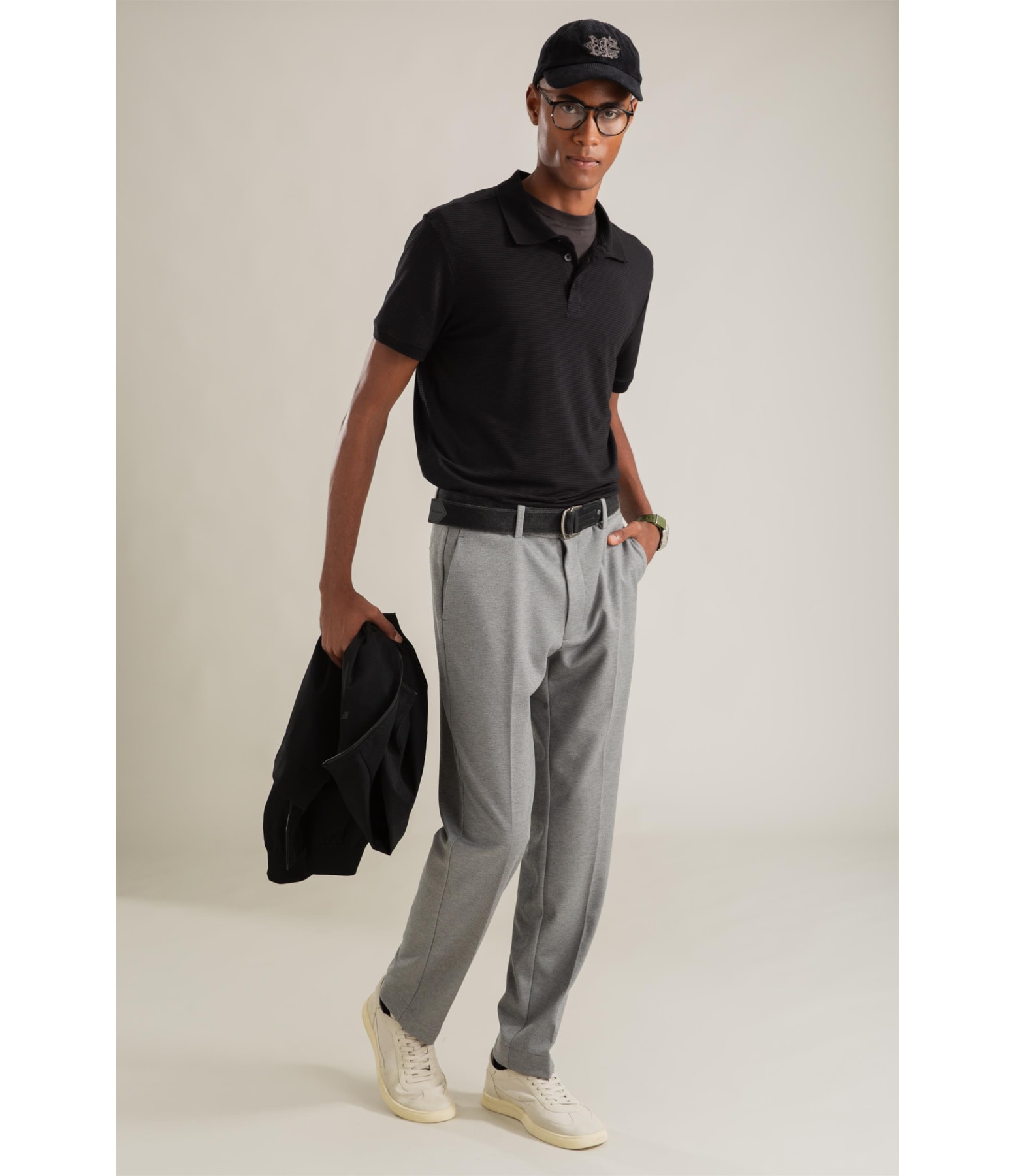 Polo  Modal Classic Preto