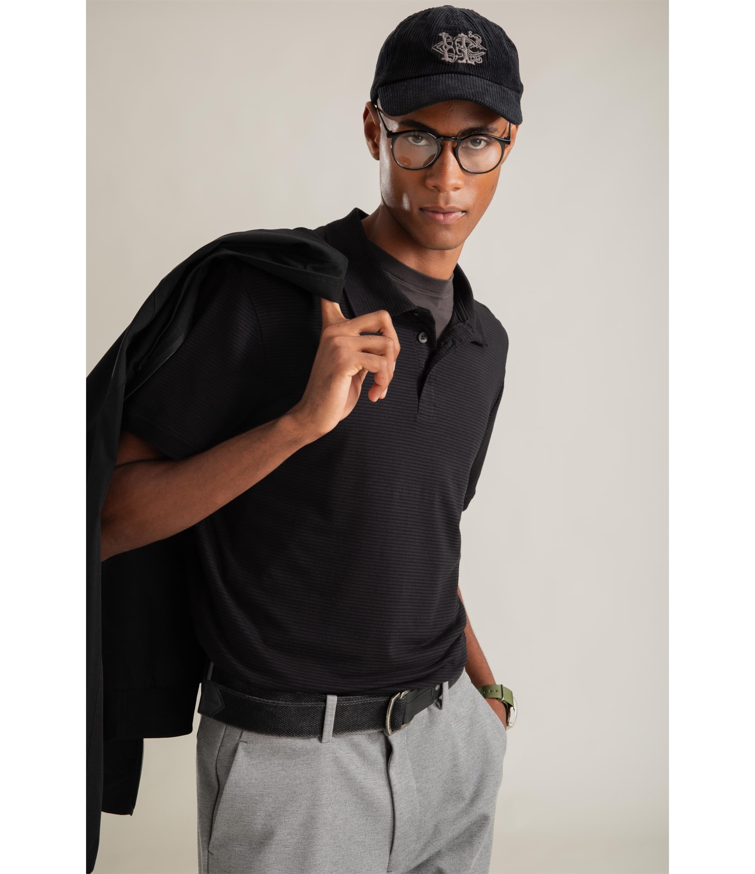 Polo  Modal Classic Preto