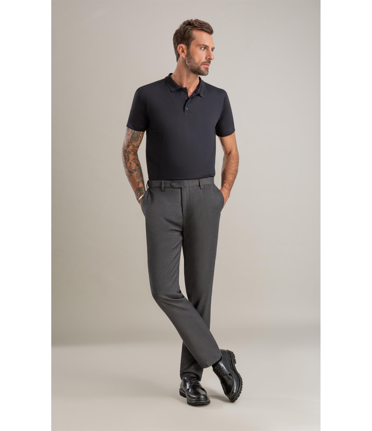 Polo Novak Mc Bf Preto