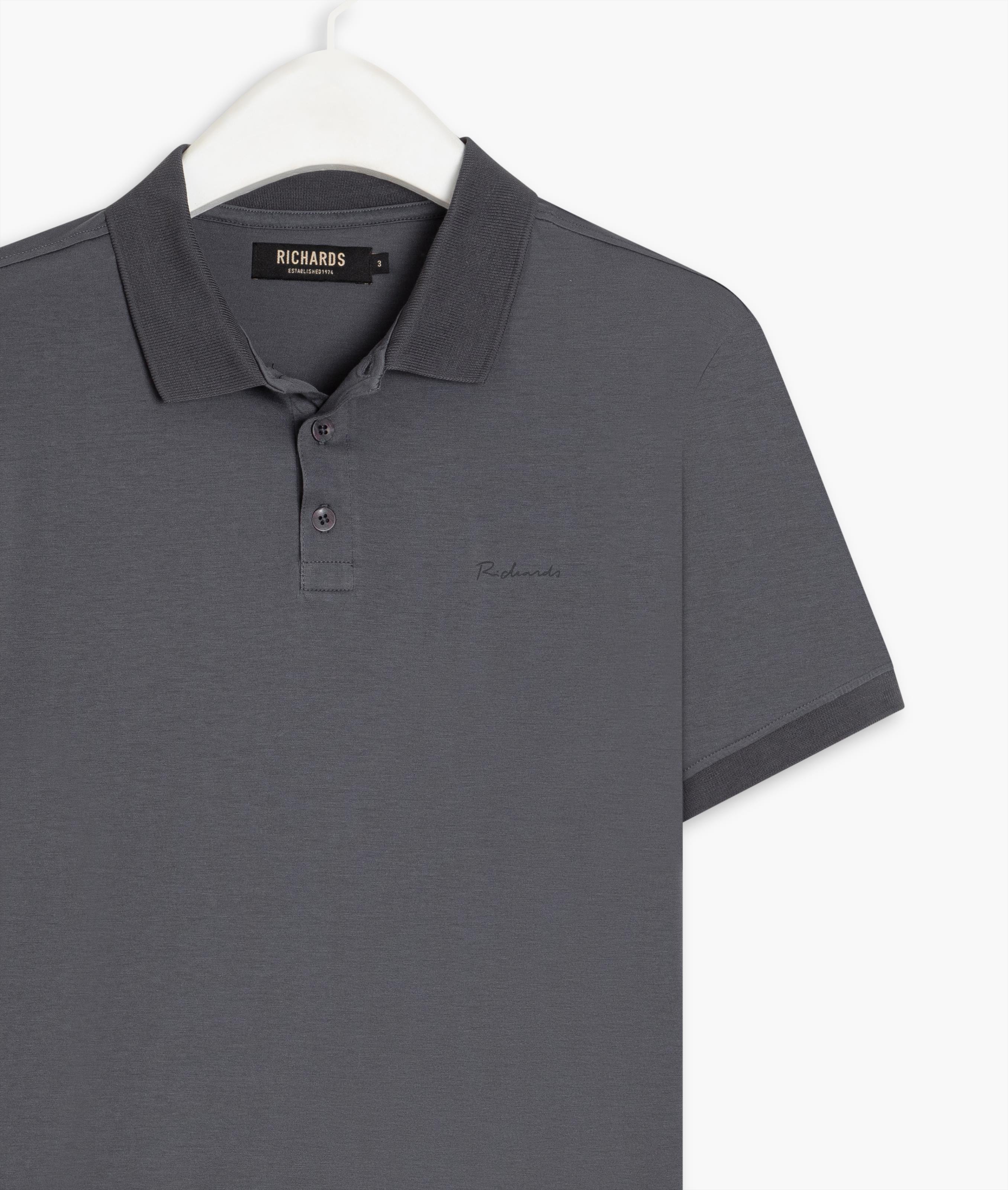 Polo Pima Basic Grafite
